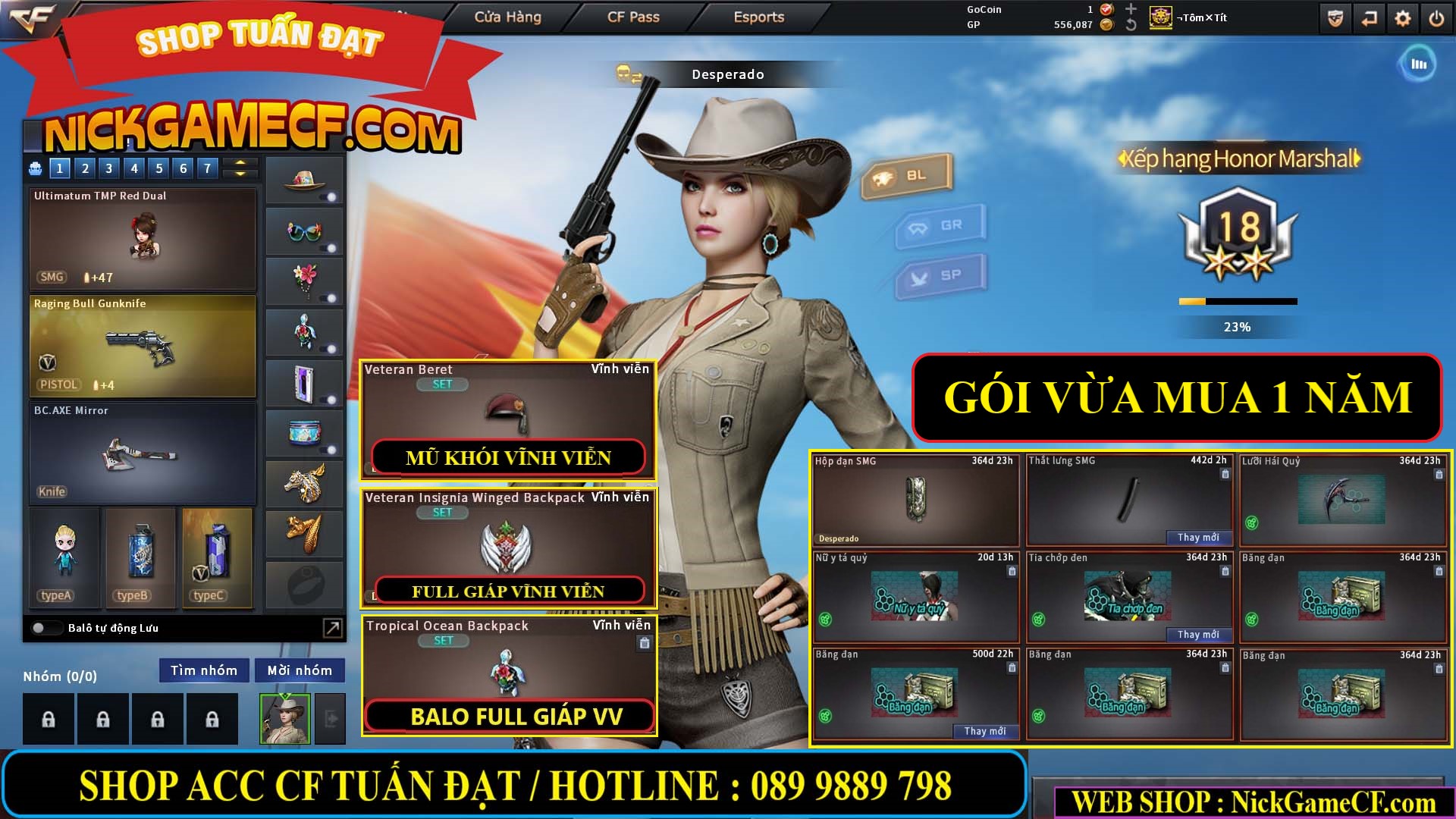 MÃ CF15246 - GIÁ : 5850K - FULL ZOM - 26 VIP - VIP6