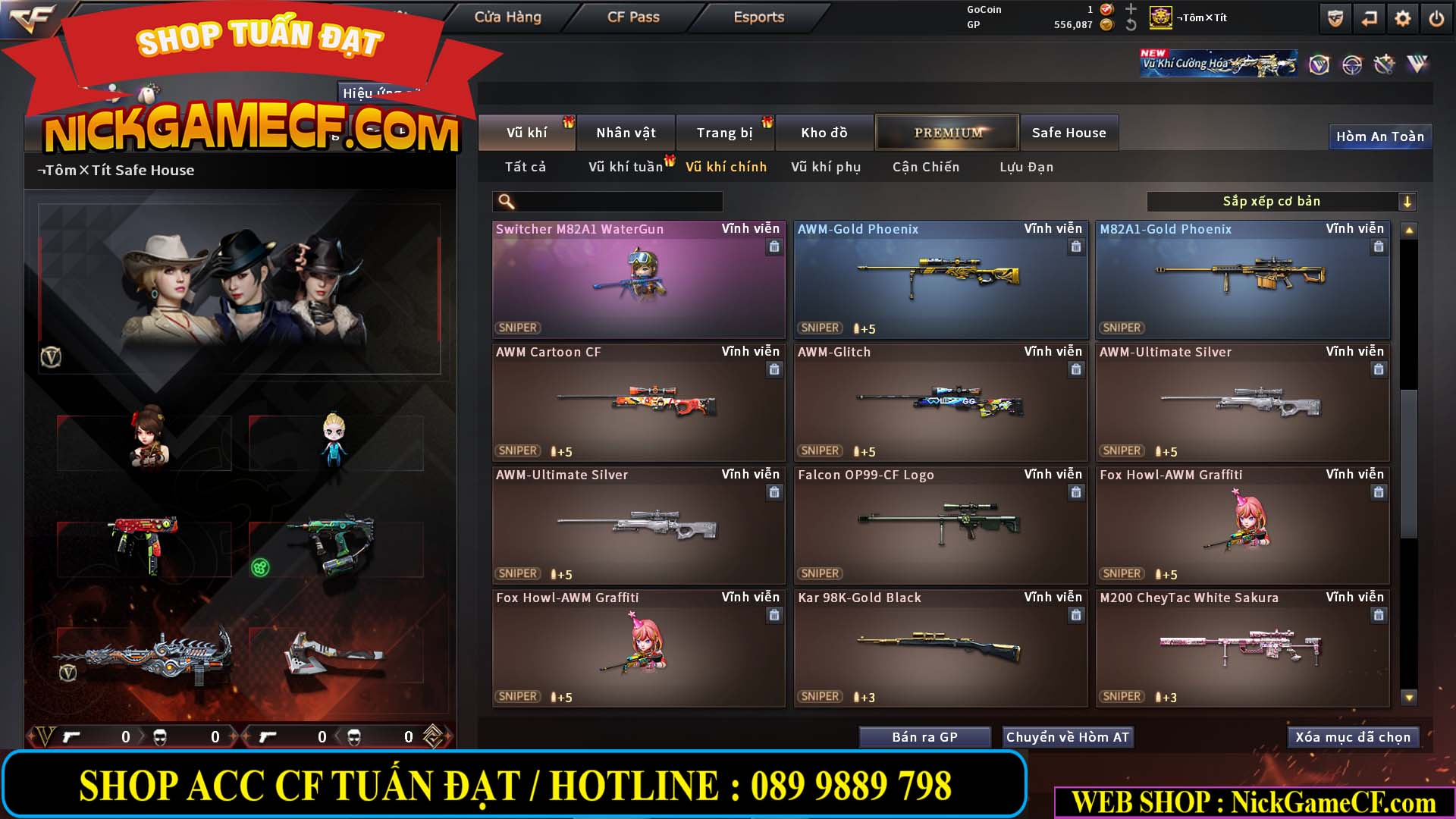 MÃ CF15246 - GIÁ : 5850K - FULL ZOM - 26 VIP - VIP6