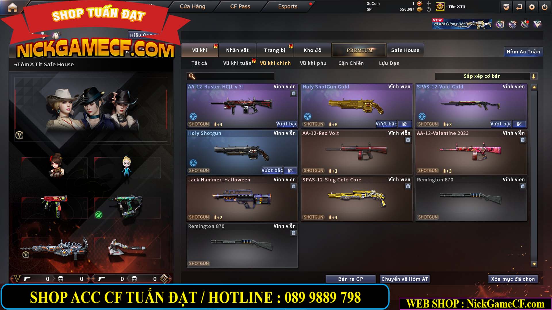 MÃ CF15246 - GIÁ : 5850K - FULL ZOM - 26 VIP - VIP6