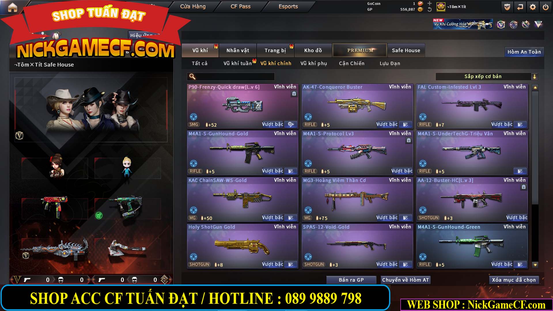 MÃ CF15246 - GIÁ : 5850K - FULL ZOM - 26 VIP - VIP6