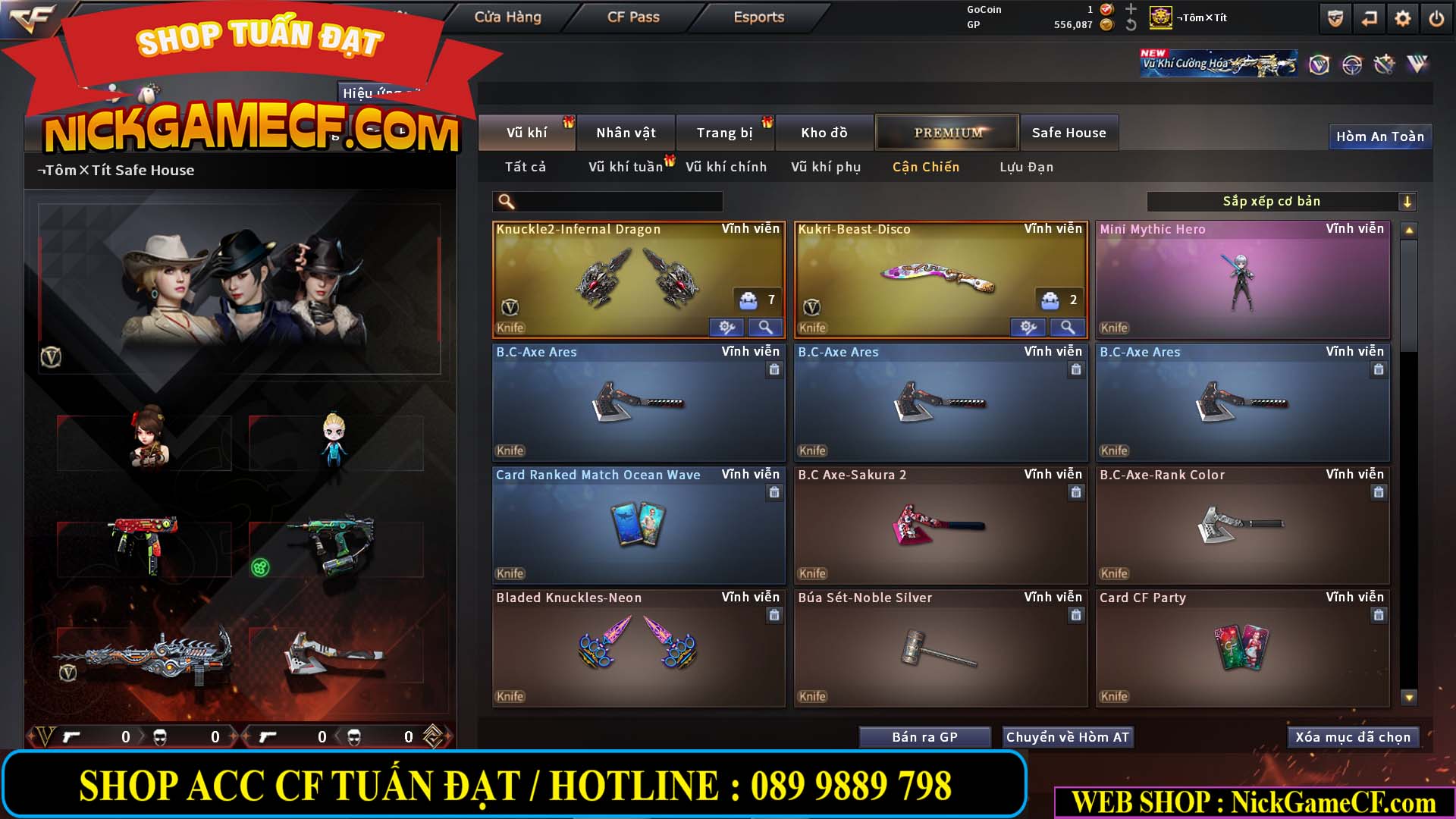 MÃ CF15246 - GIÁ : 5850K - FULL ZOM - 26 VIP - VIP6