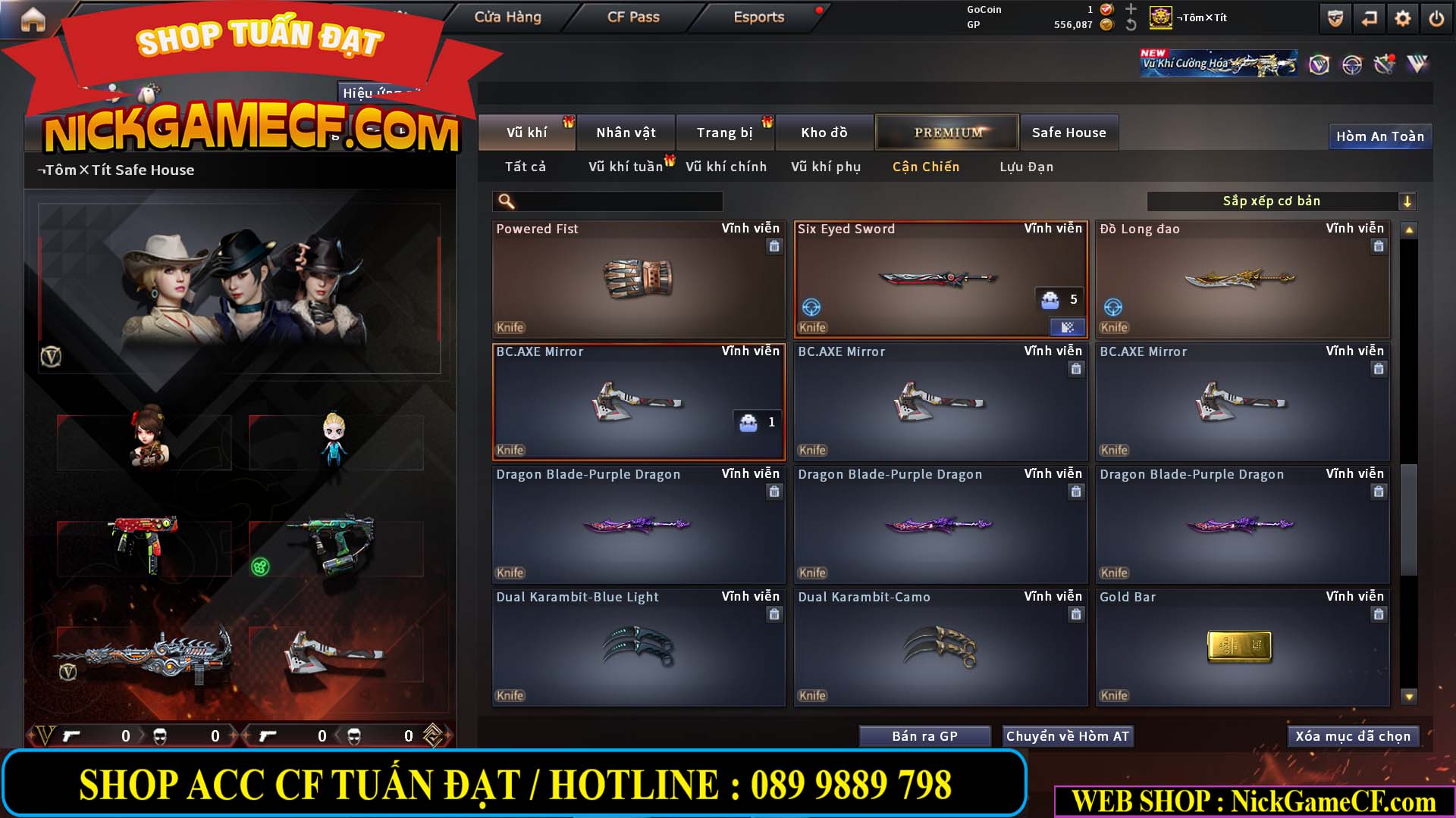 MÃ CF15246 - GIÁ : 5850K - FULL ZOM - 26 VIP - VIP6