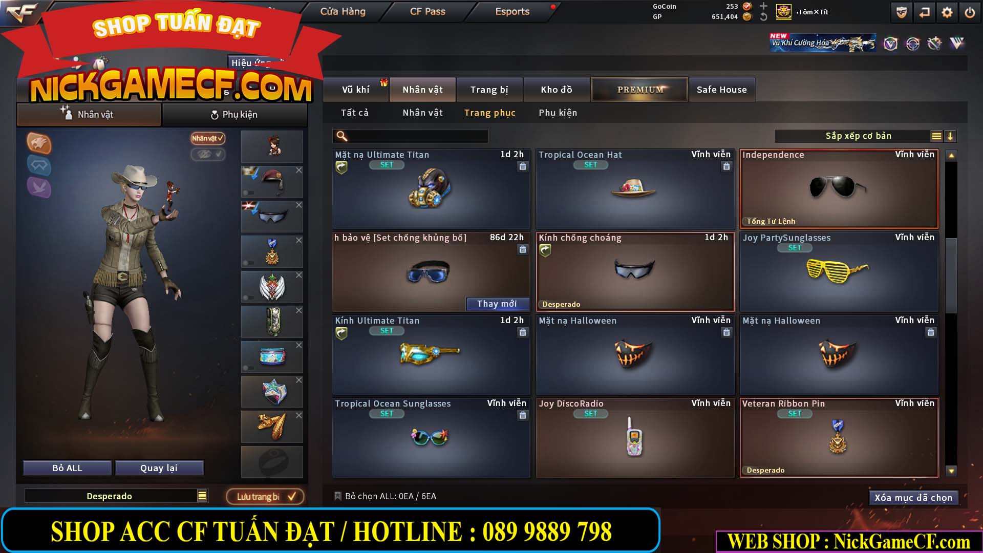 MÃ CF15246 - GIÁ : 5850K - FULL ZOM - 26 VIP - VIP6