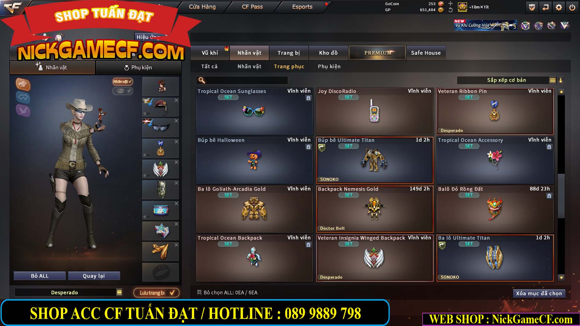 MÃ CF15246 - GIÁ : 5850K - FULL ZOM - 26 VIP - VIP6