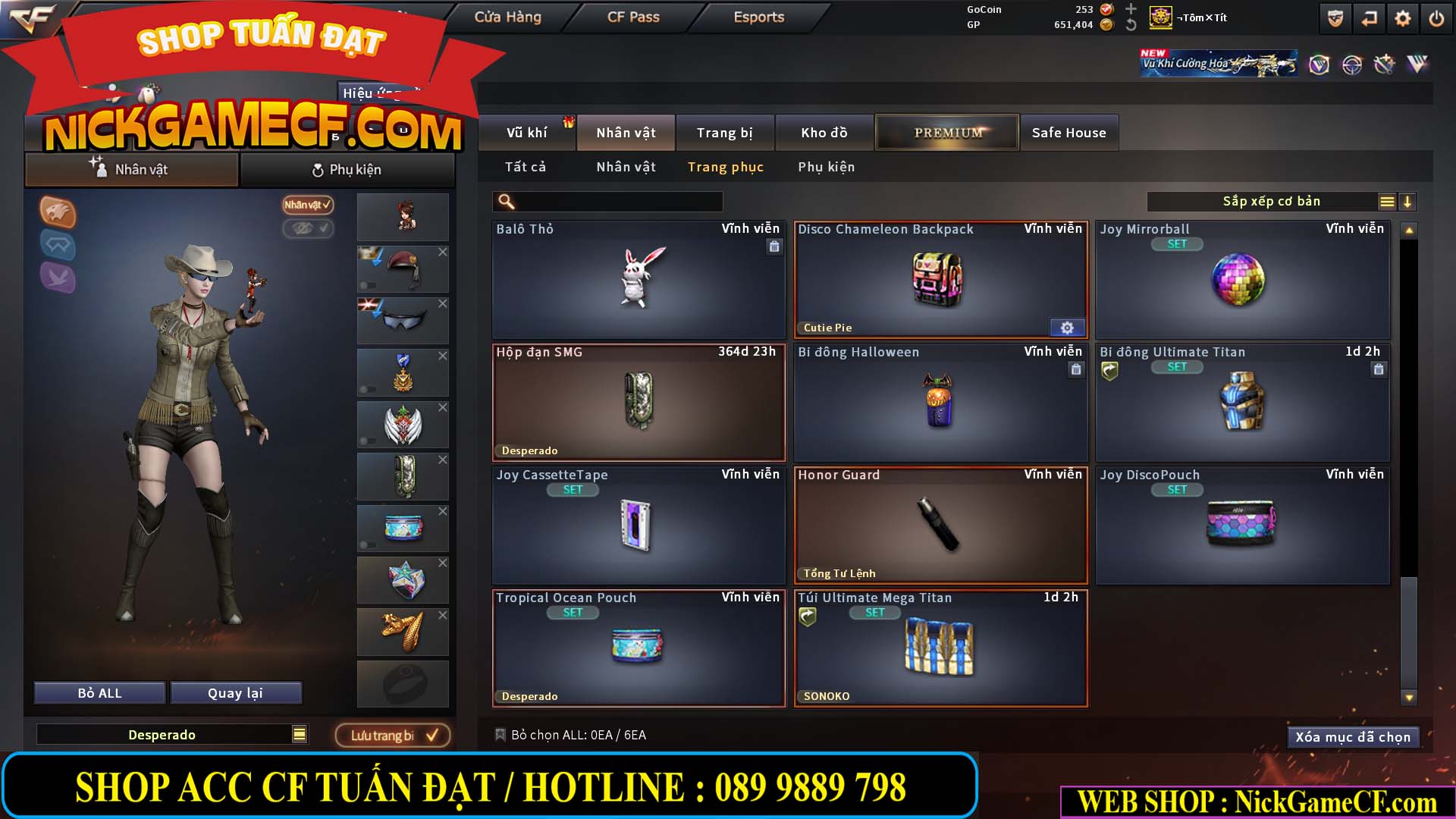 MÃ CF15246 - GIÁ : 5850K - FULL ZOM - 26 VIP - VIP6