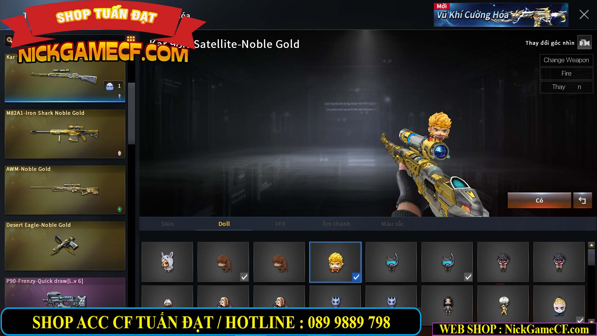 MÃ CF15246 - GIÁ : 5850K - FULL ZOM - 26 VIP - VIP6