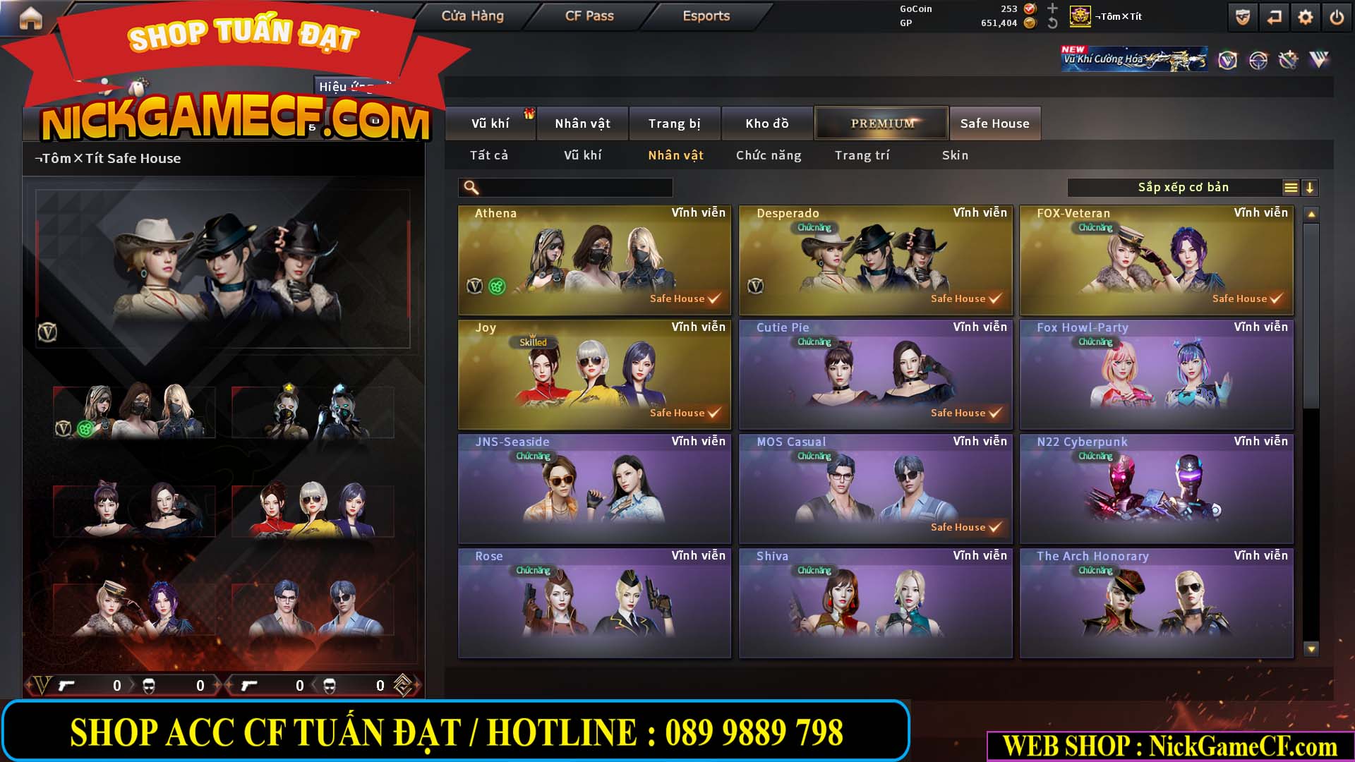 MÃ CF15246 - GIÁ : 5850K - FULL ZOM - 26 VIP - VIP6