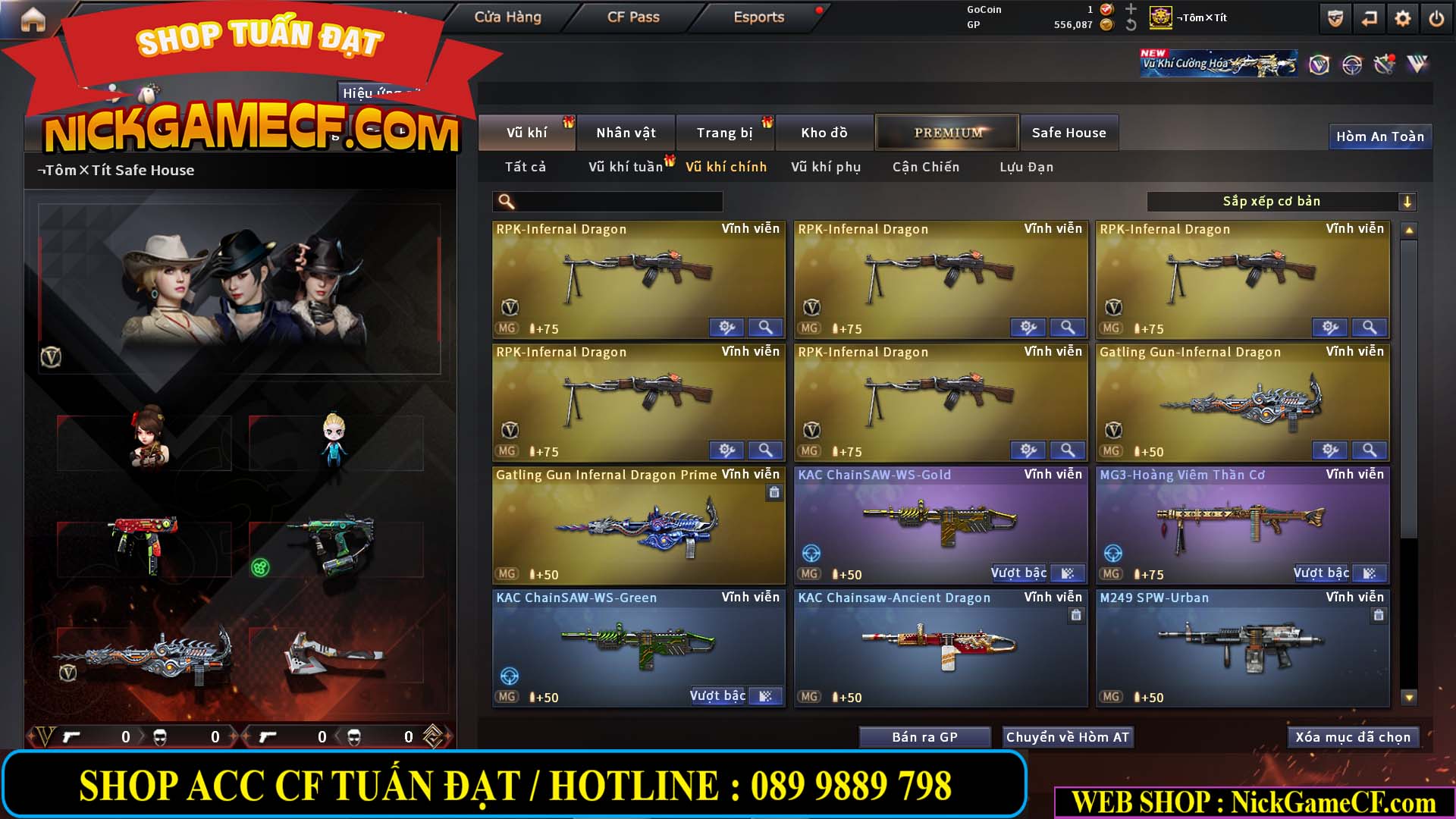 MÃ CF15246 - GIÁ : 5850K - FULL ZOM - 26 VIP - VIP6