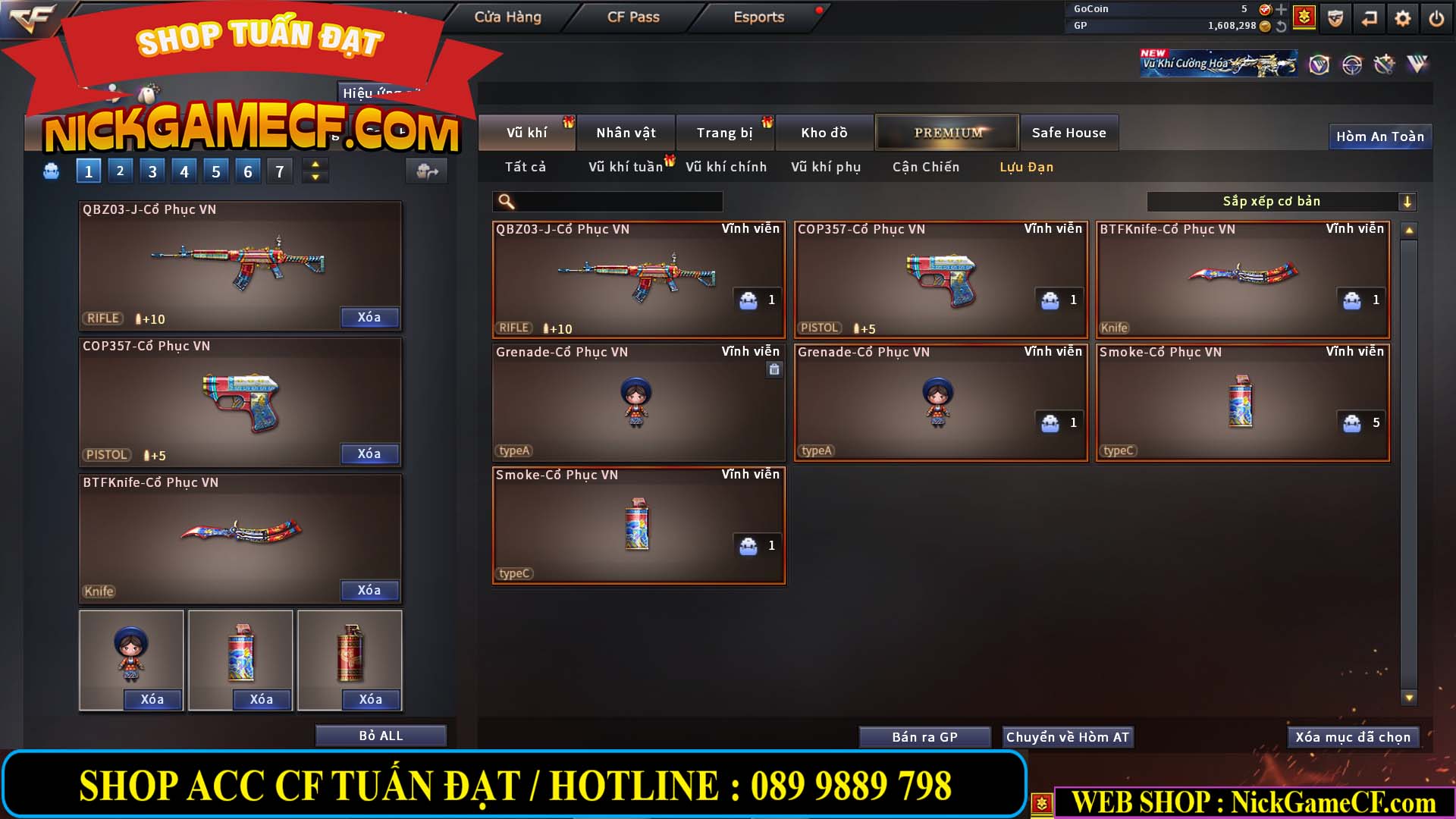 MÃ CF15251 - GIÁ : 6M5 - CHIẾN C4 SIÊU XỊN XÒ - VIP7