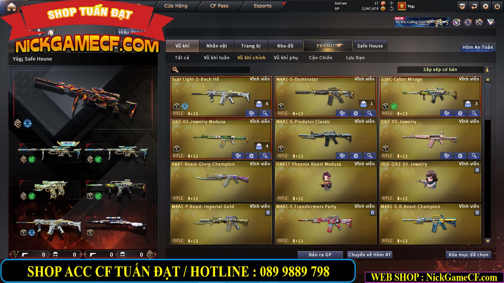 MÃ CF15251 - GIÁ : 6M5 - CHIẾN C4 SIÊU XỊN XÒ - VIP7