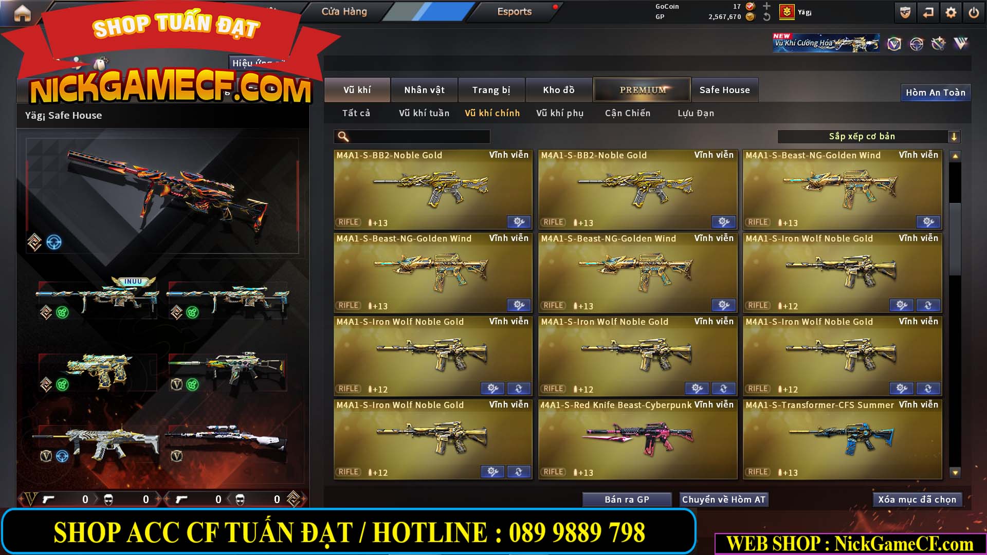 MÃ CF15251 - GIÁ : 6M5 - CHIẾN C4 SIÊU XỊN XÒ - VIP7