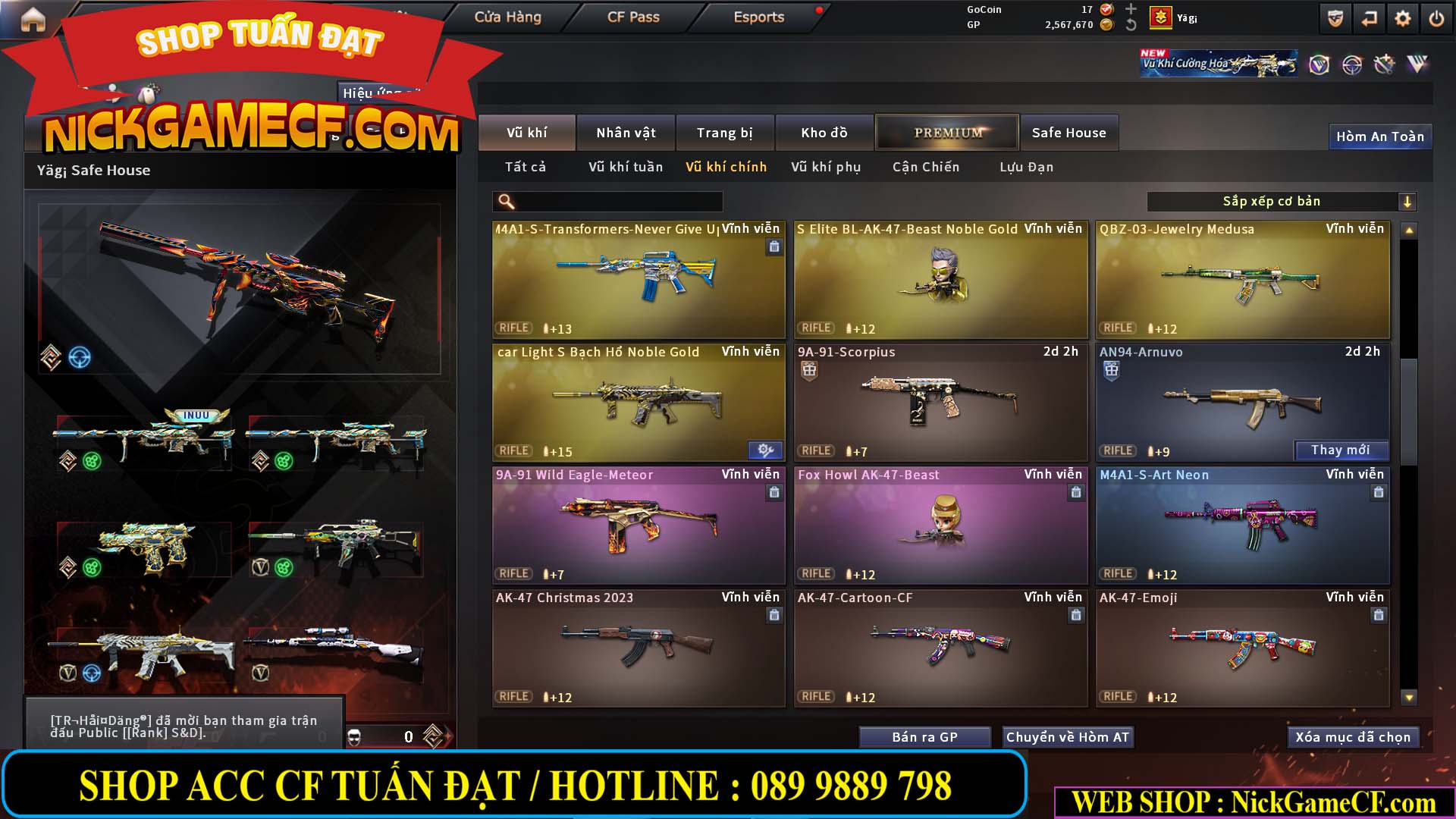 MÃ CF15251 - GIÁ : 6M5 - CHIẾN C4 SIÊU XỊN XÒ - VIP7