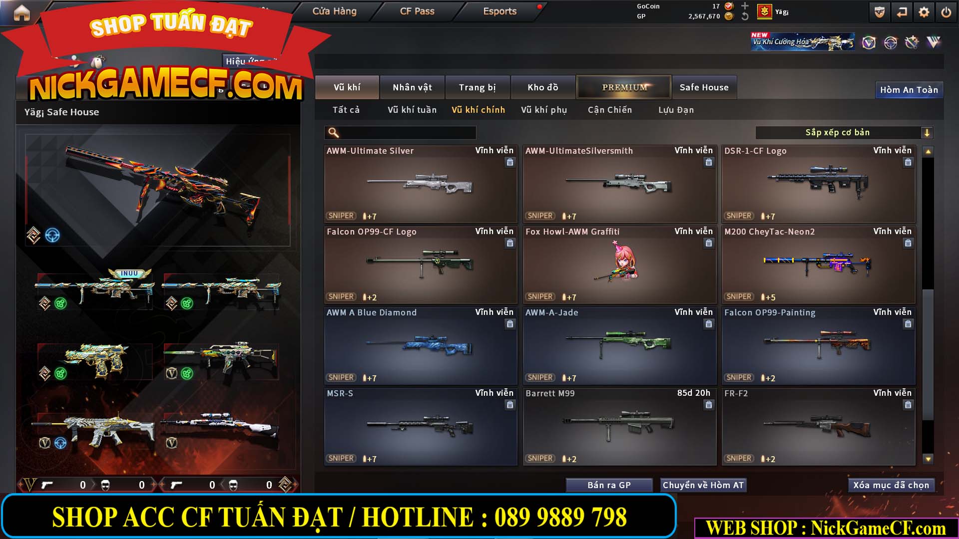 MÃ CF15251 - GIÁ : 6M5 - CHIẾN C4 SIÊU XỊN XÒ - VIP7