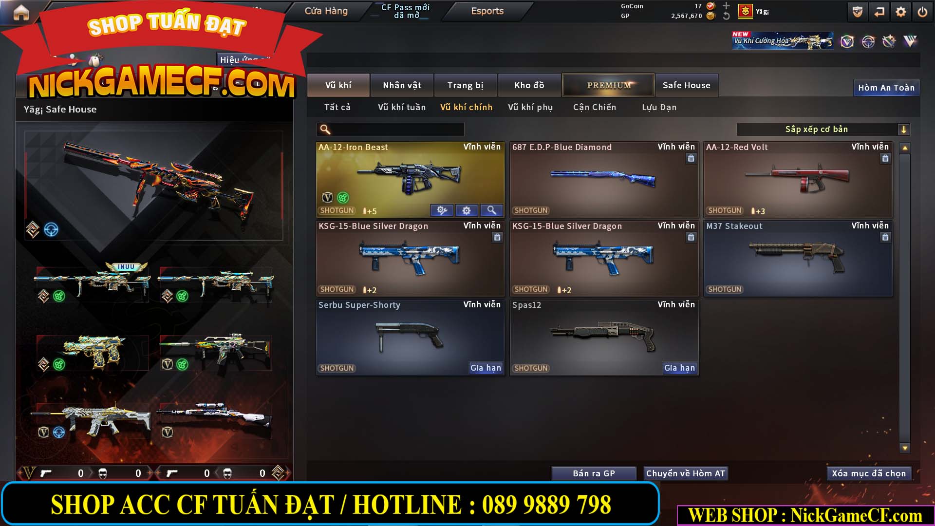 MÃ CF15251 - GIÁ : 6M5 - CHIẾN C4 SIÊU XỊN XÒ - VIP7