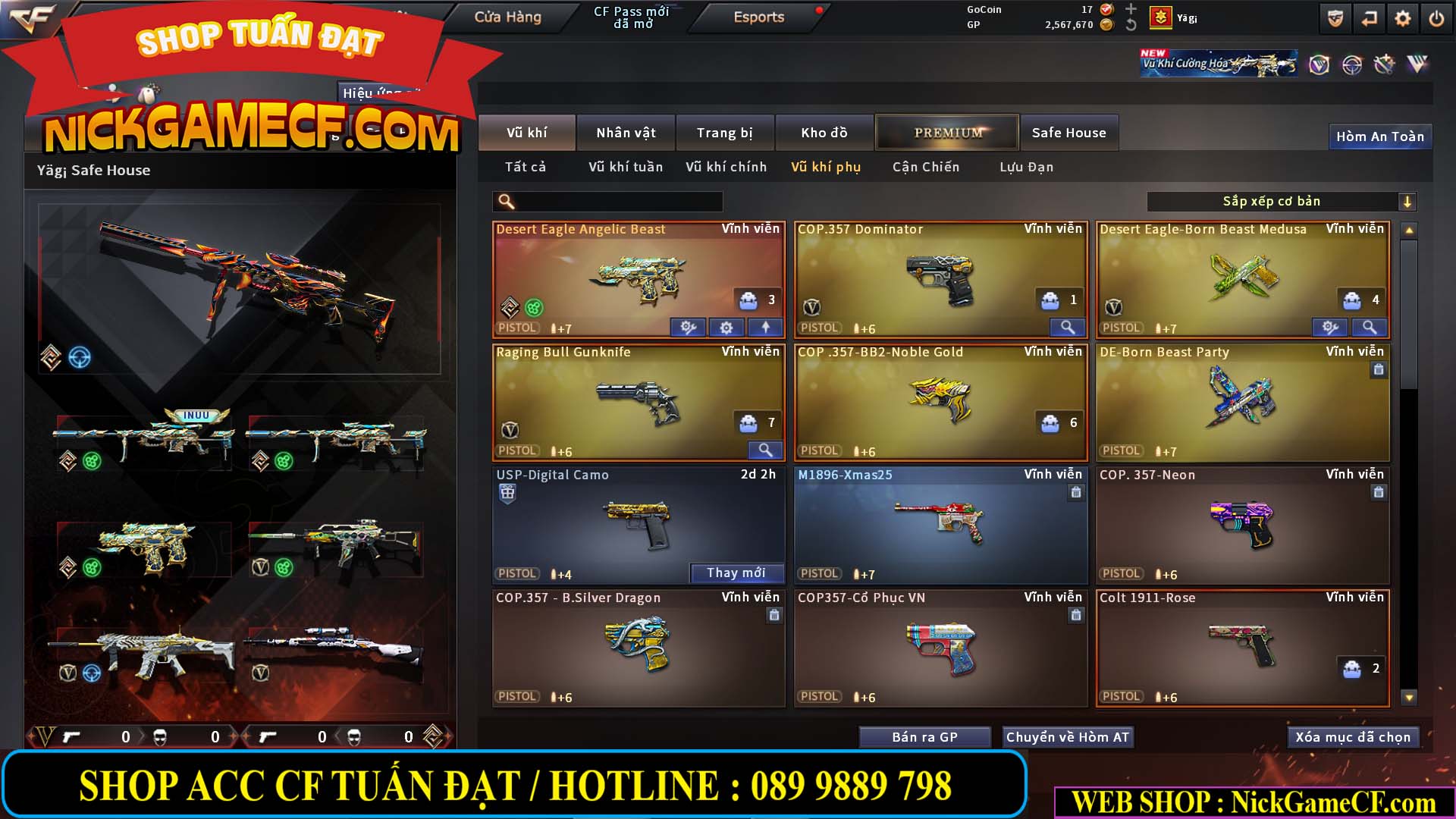 MÃ CF15251 - GIÁ : 6M5 - CHIẾN C4 SIÊU XỊN XÒ - VIP7