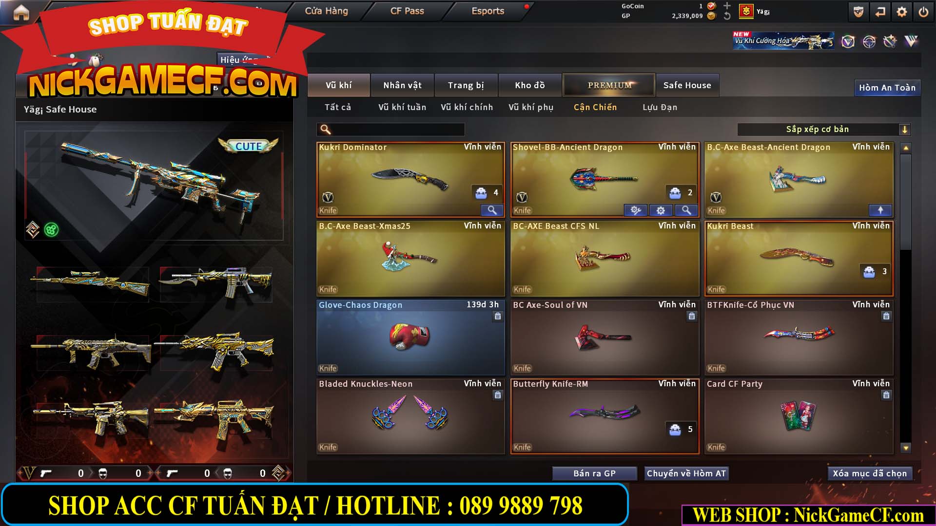 MÃ CF15251 - GIÁ : 6M5 - CHIẾN C4 SIÊU XỊN XÒ - VIP7