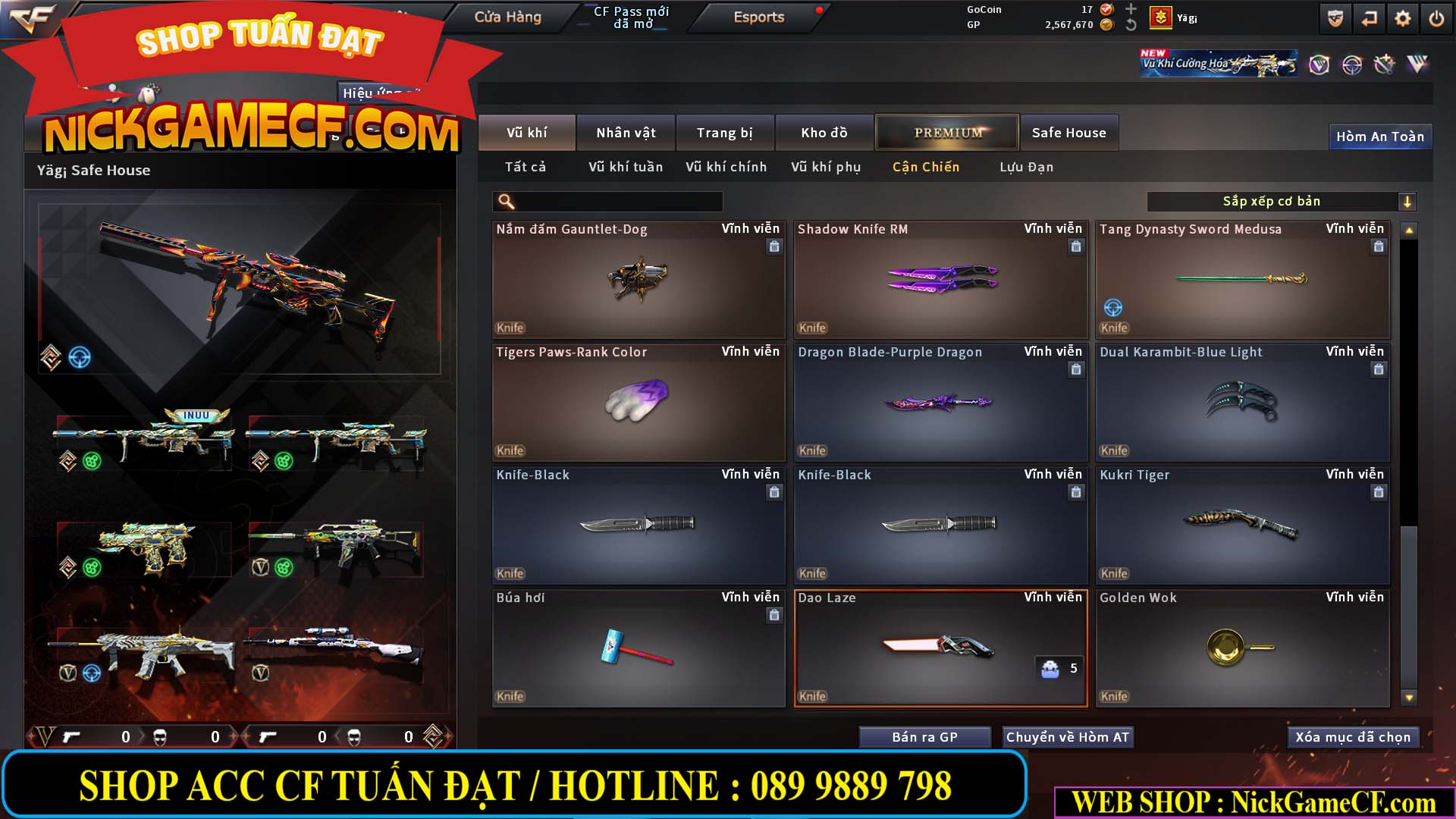 MÃ CF15251 - GIÁ : 6M5 - CHIẾN C4 SIÊU XỊN XÒ - VIP7