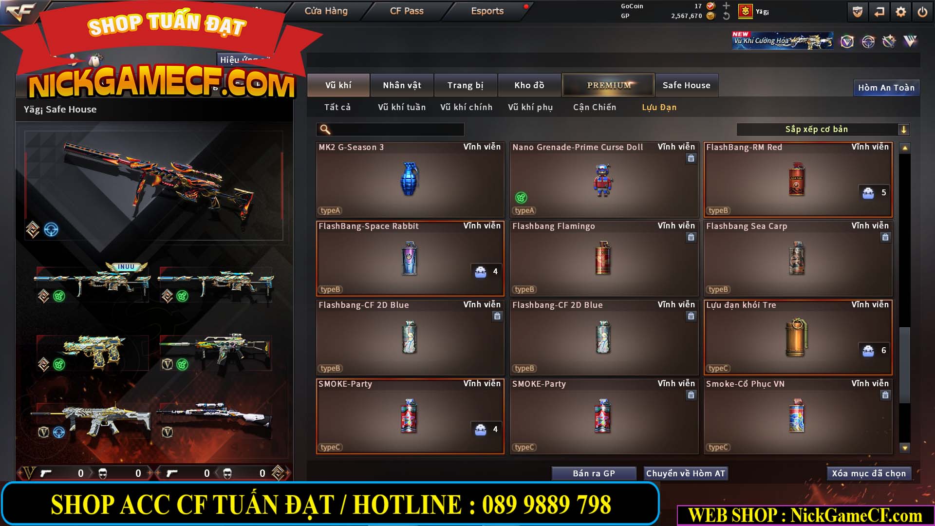 MÃ CF15251 - GIÁ : 6M5 - CHIẾN C4 SIÊU XỊN XÒ - VIP7