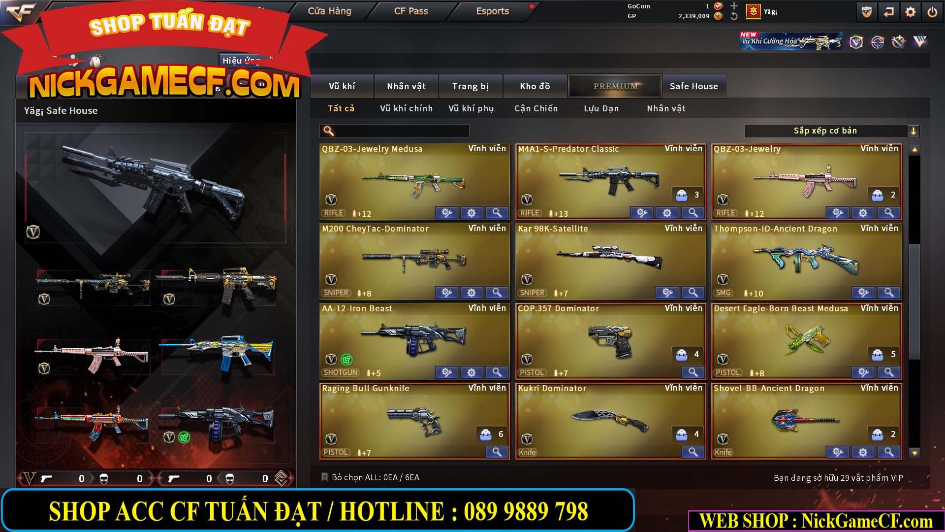 MÃ CF15251 - GIÁ : 6M5 - CHIẾN C4 SIÊU XỊN XÒ - VIP7