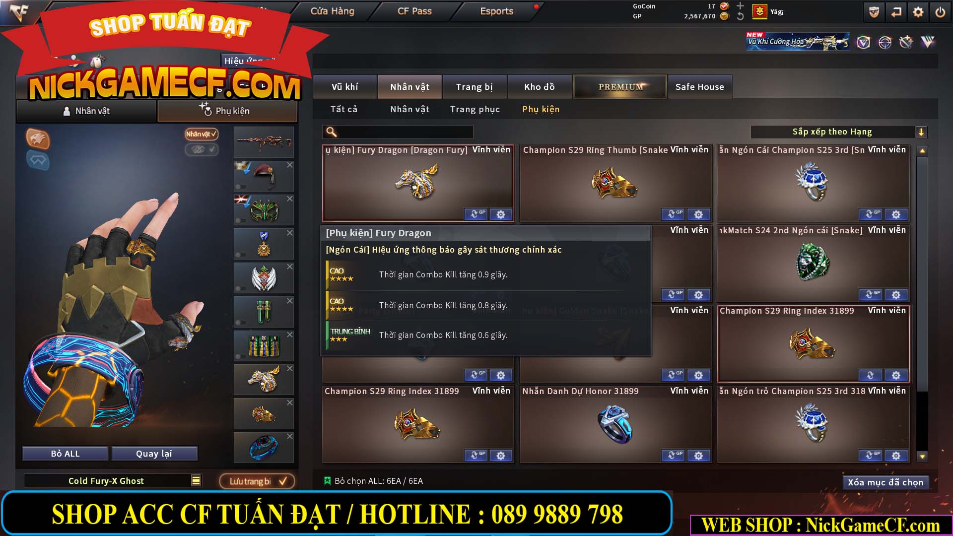 MÃ CF15251 - GIÁ : 6M5 - CHIẾN C4 SIÊU XỊN XÒ - VIP7