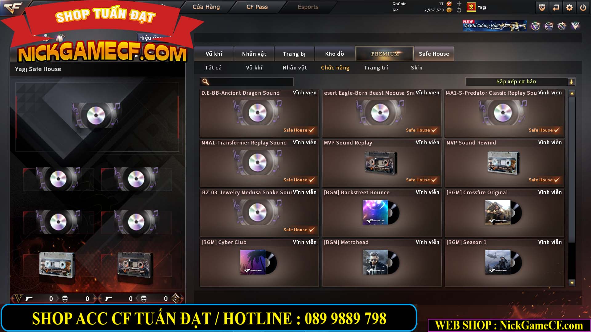 MÃ CF15251 - GIÁ : 6M5 - CHIẾN C4 SIÊU XỊN XÒ - VIP7