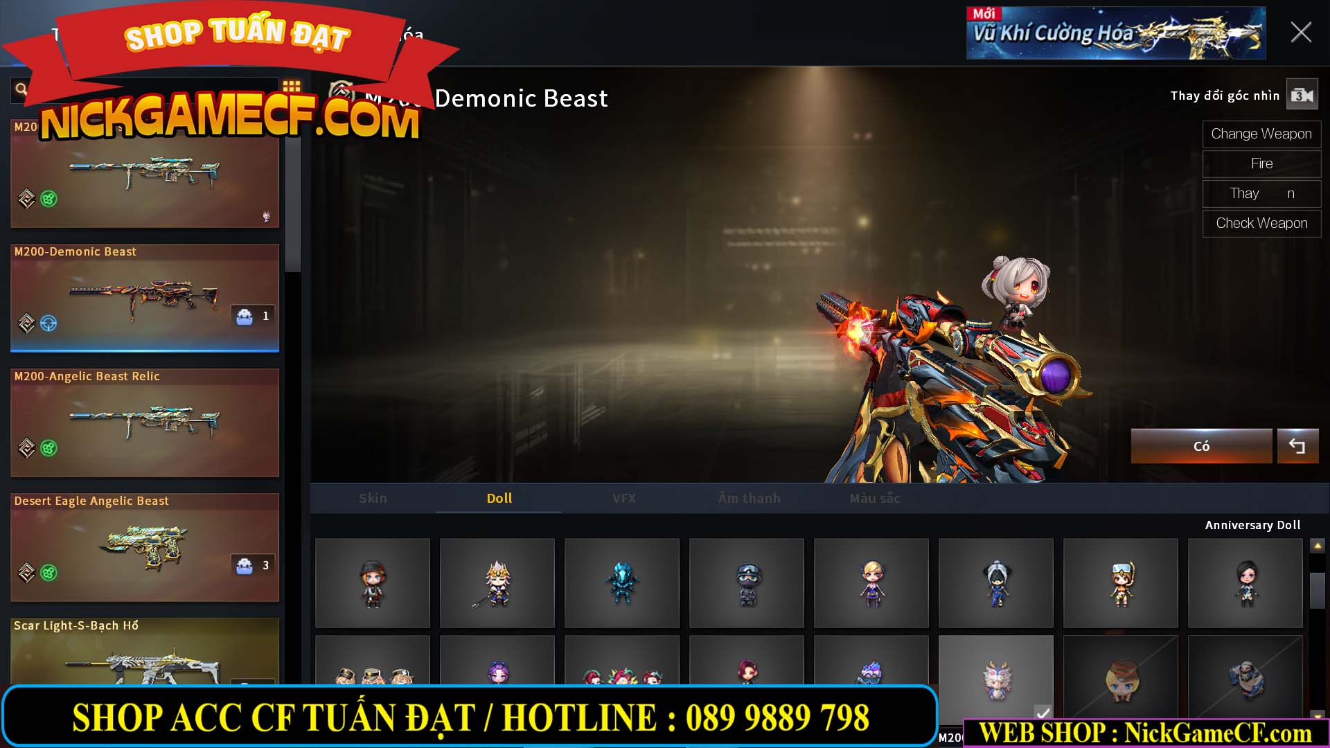 MÃ CF15251 - GIÁ : 6M5 - CHIẾN C4 SIÊU XỊN XÒ - VIP7