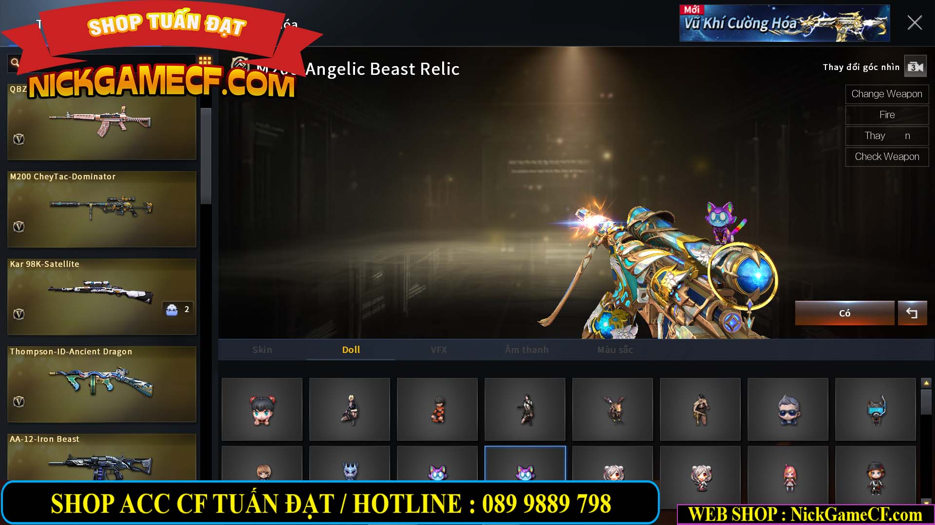 MÃ CF15251 - GIÁ : 6M5 - CHIẾN C4 SIÊU XỊN XÒ - VIP7