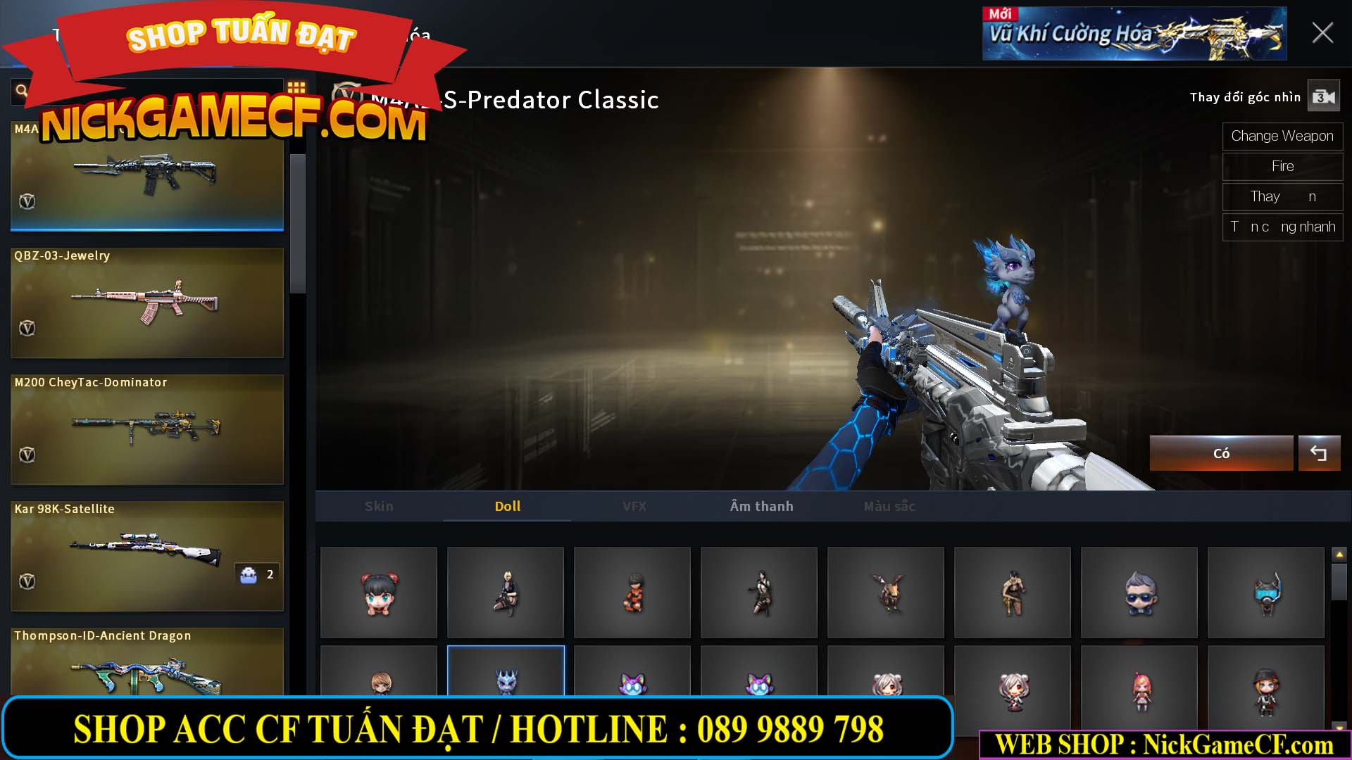 MÃ CF15251 - GIÁ : 6M5 - CHIẾN C4 SIÊU XỊN XÒ - VIP7