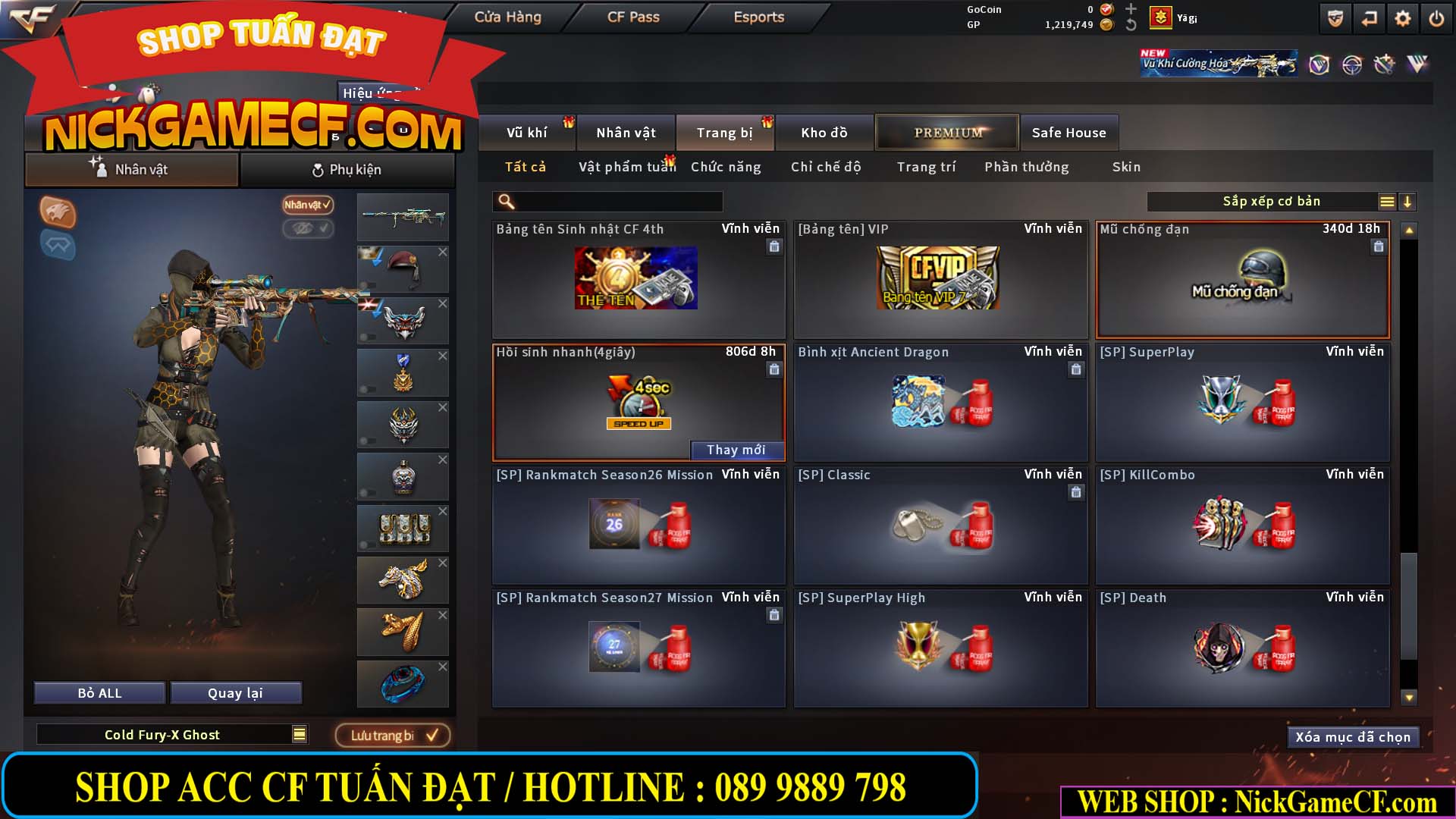 MÃ CF15251 - GIÁ : 6M5 - CHIẾN C4 SIÊU XỊN XÒ - VIP7