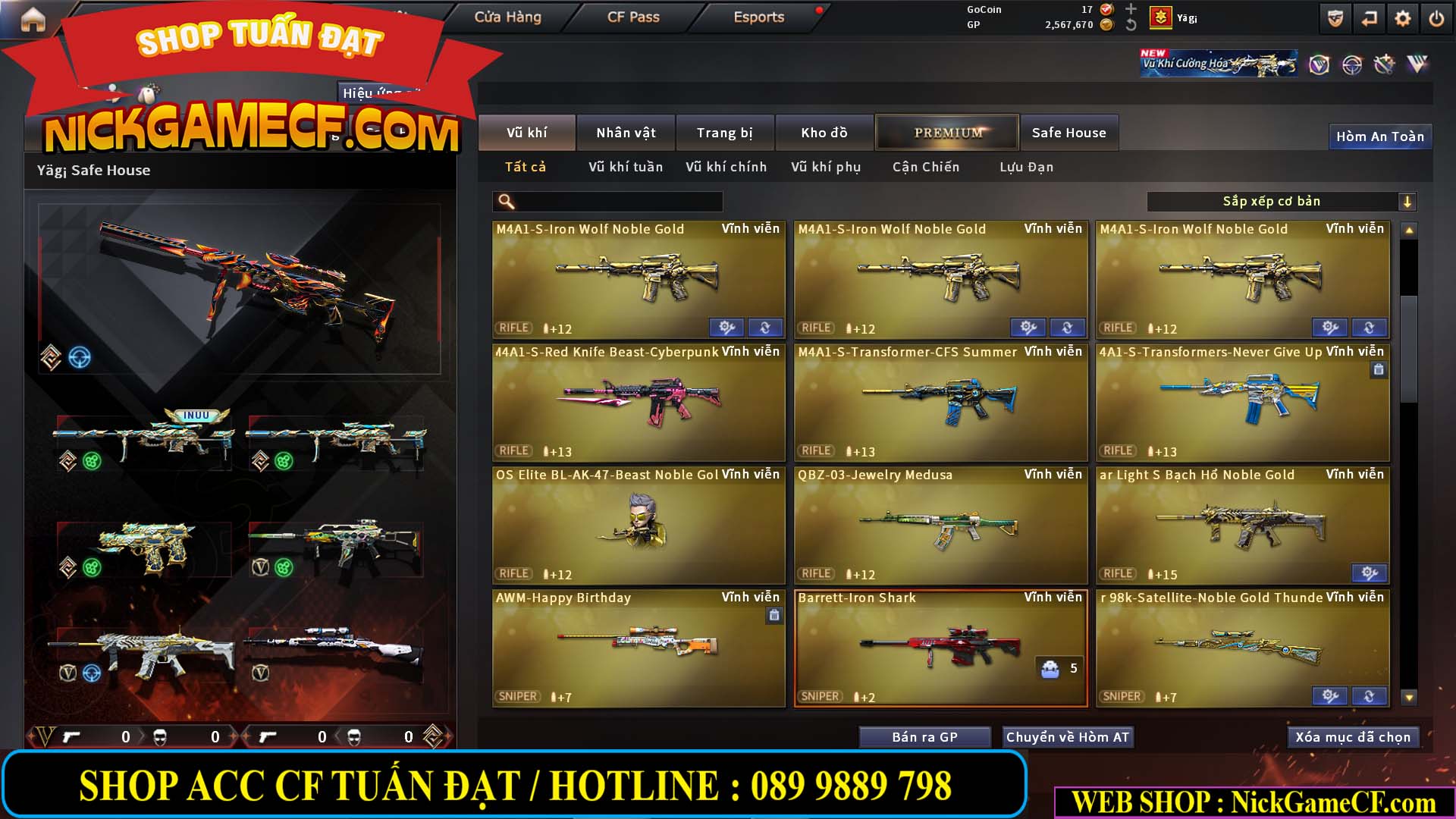 MÃ CF15251 - GIÁ : 6M5 - CHIẾN C4 SIÊU XỊN XÒ - VIP7