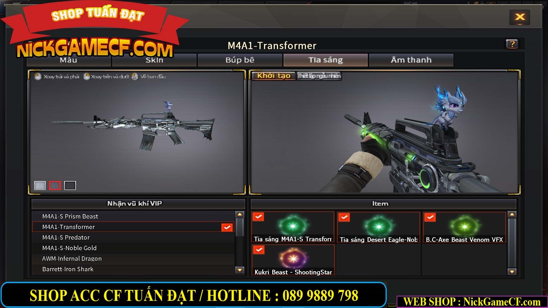 MÃ CF15270 - GIÁ : 7M5 - CHIẾN C4 XỊN - 55 VIP - GẦN VIP7