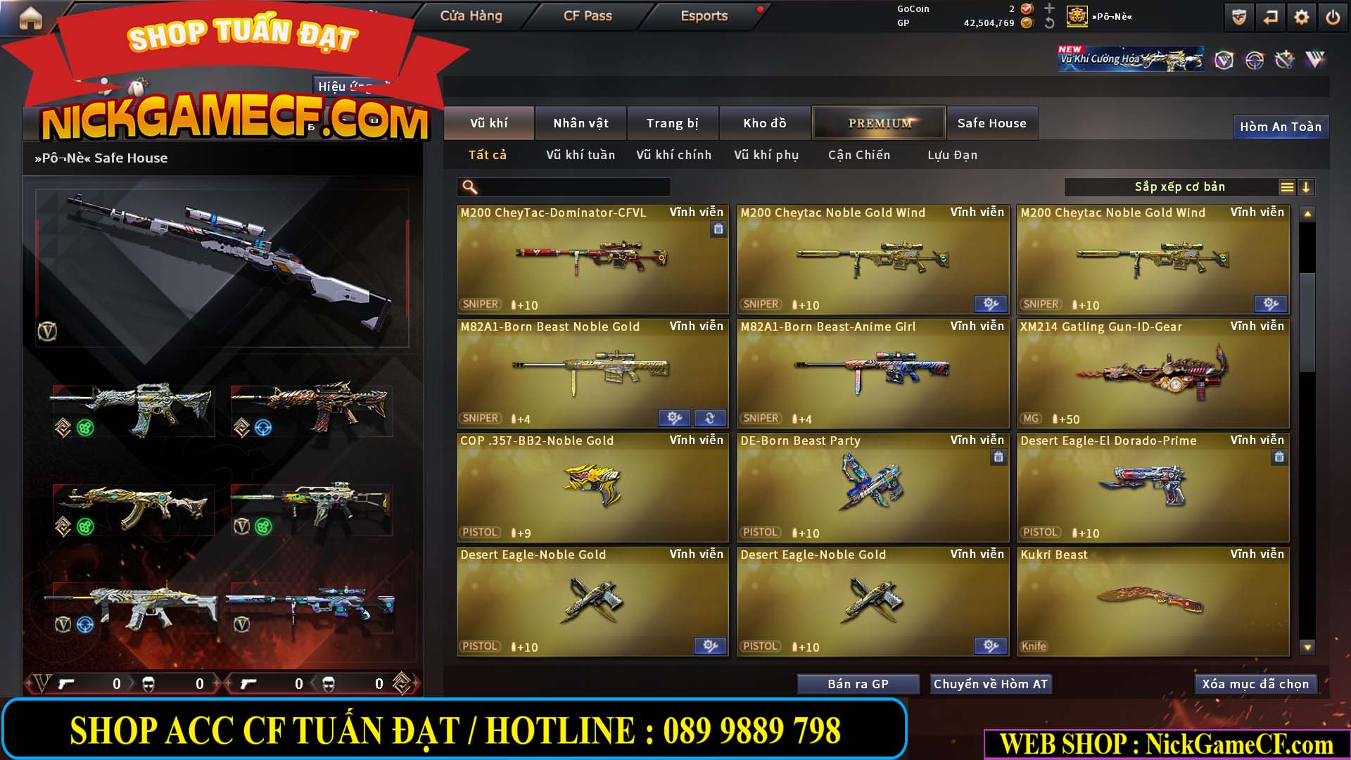 MÃ CF15270 - GIÁ : 7M5 - CHIẾN C4 XỊN - 55 VIP - GẦN VIP7