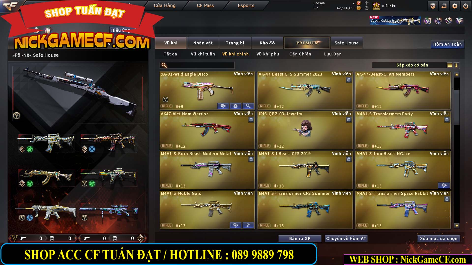 MÃ CF15270 - GIÁ : 7M5 - CHIẾN C4 XỊN - 55 VIP - GẦN VIP7