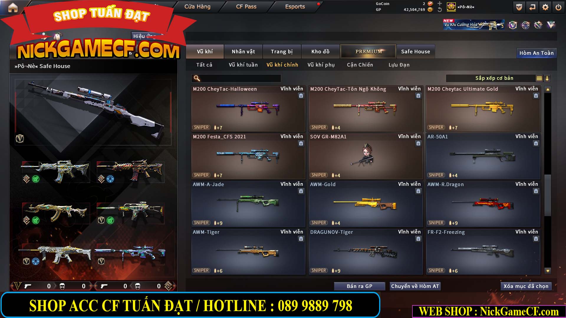 MÃ CF15270 - GIÁ : 7M5 - CHIẾN C4 XỊN - 55 VIP - GẦN VIP7