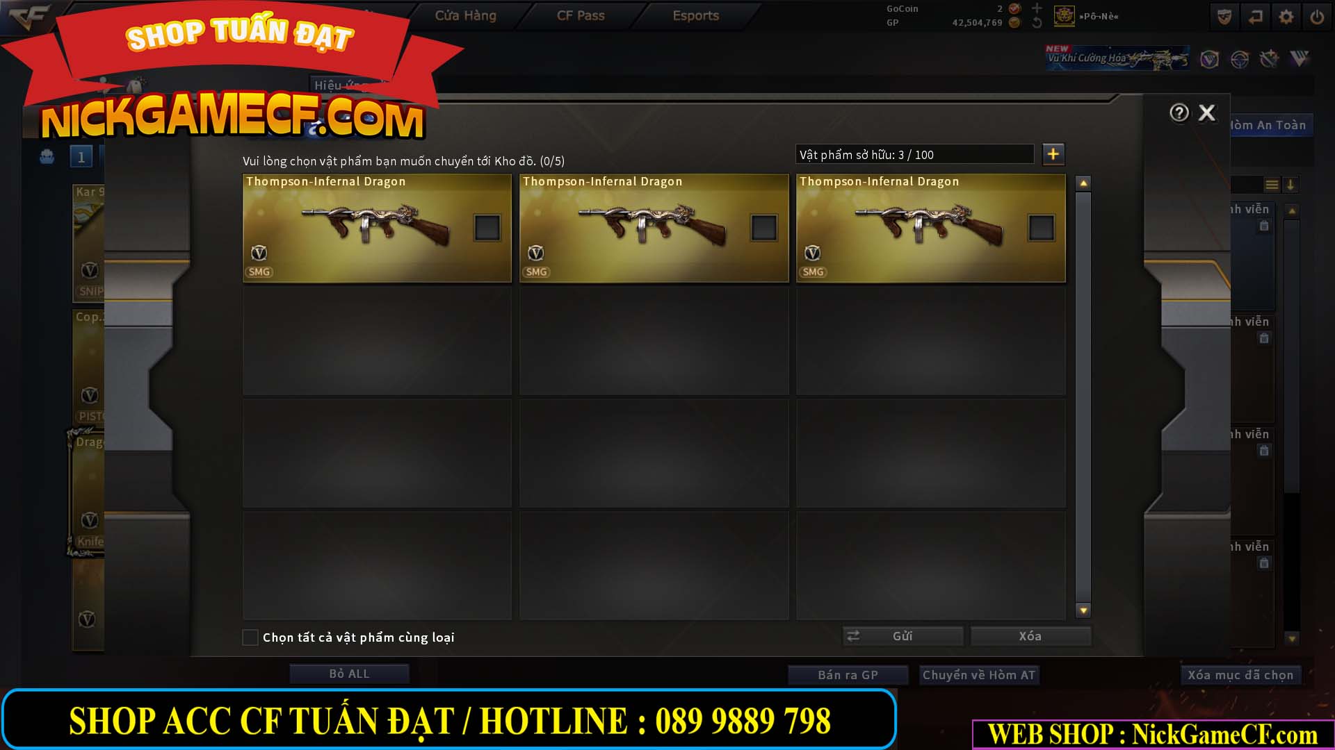 MÃ CF15270 - GIÁ : 7M5 - CHIẾN C4 XỊN - 55 VIP - GẦN VIP7