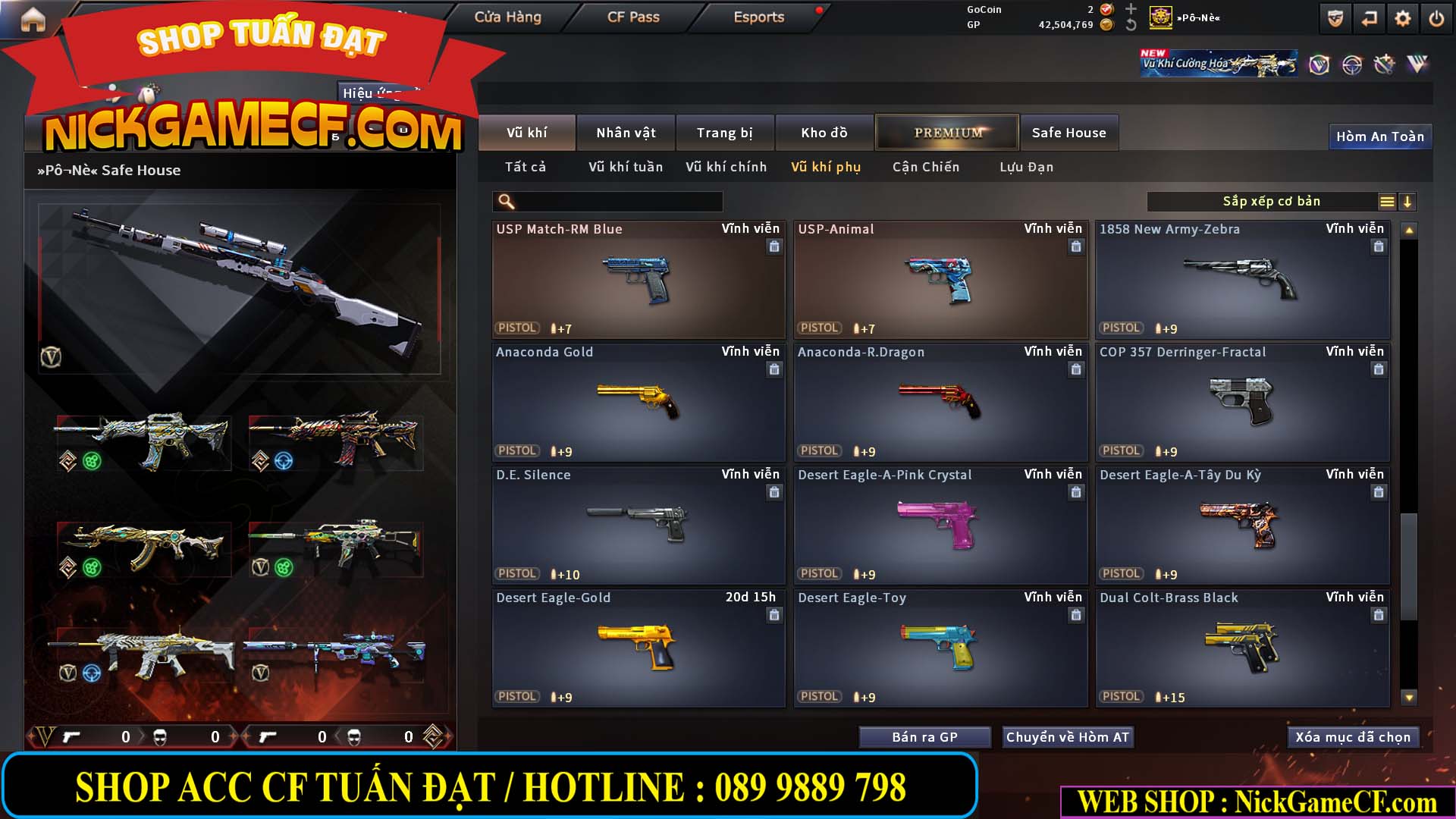 MÃ CF15270 - GIÁ : 7M5 - CHIẾN C4 XỊN - 55 VIP - GẦN VIP7