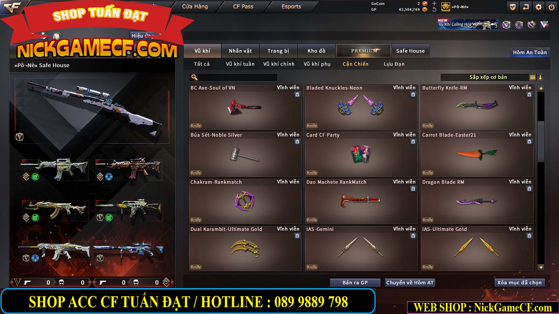 MÃ CF15270 - GIÁ : 7M5 - CHIẾN C4 XỊN - 55 VIP - GẦN VIP7