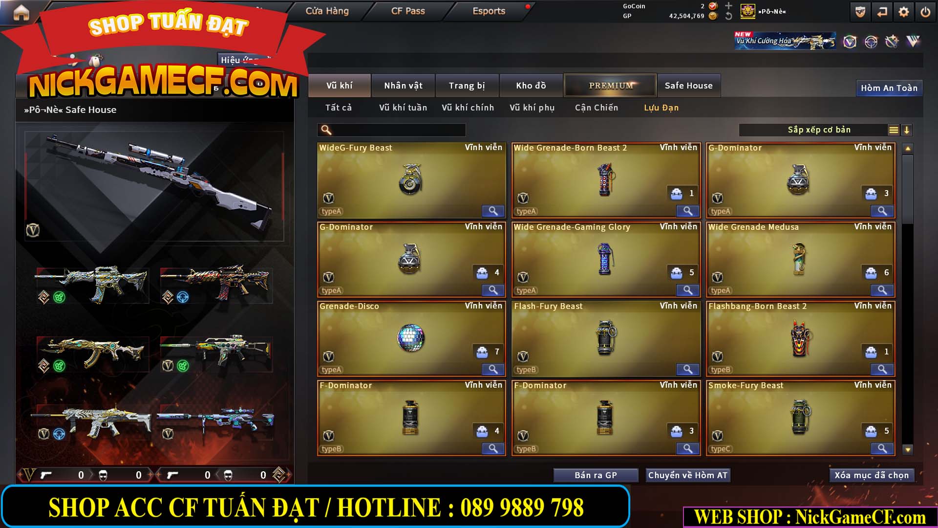 MÃ CF15270 - GIÁ : 7M5 - CHIẾN C4 XỊN - 55 VIP - GẦN VIP7