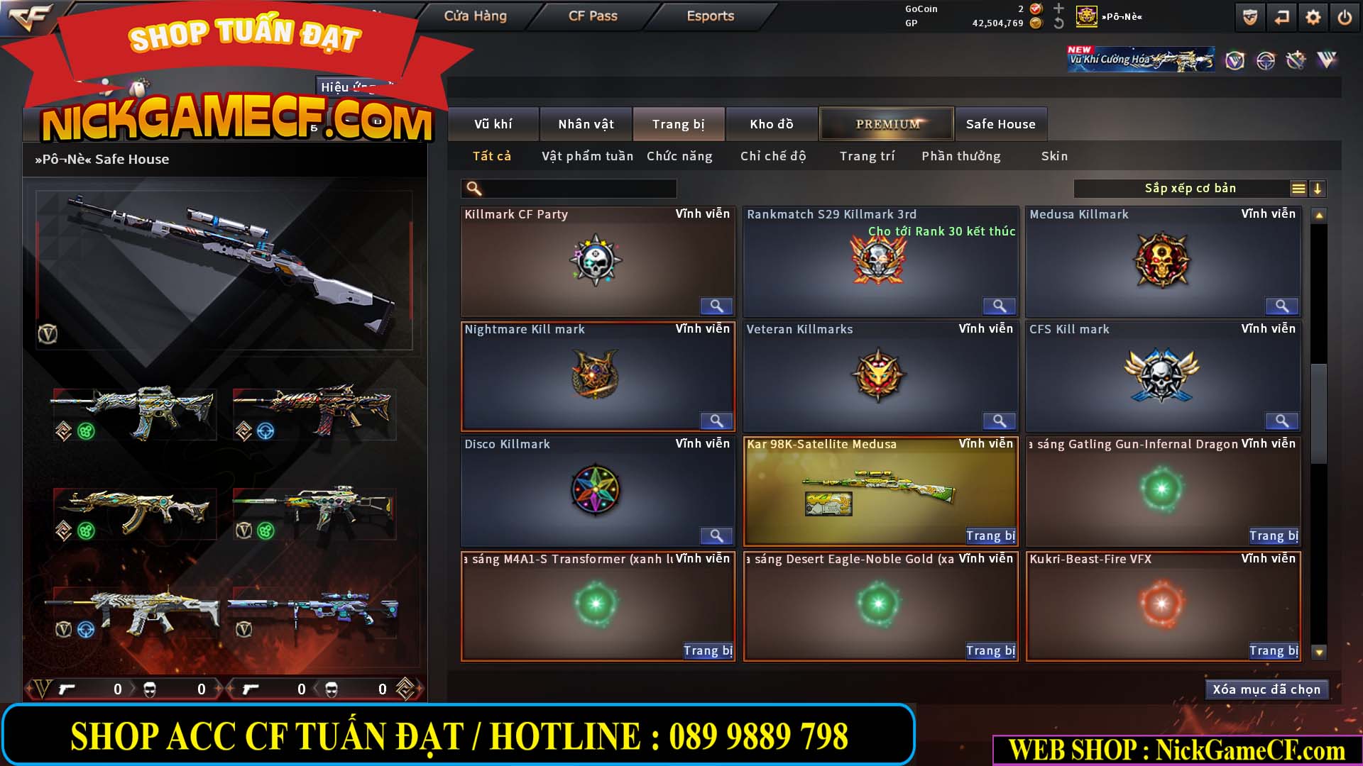 MÃ CF15270 - GIÁ : 7M5 - CHIẾN C4 XỊN - 55 VIP - GẦN VIP7