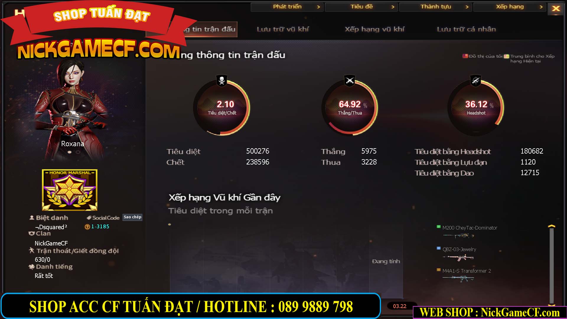 MÃ CF15275 - GIÁ : 7M5 - FULL ZOM - C4 - 63 VIP - VIP6