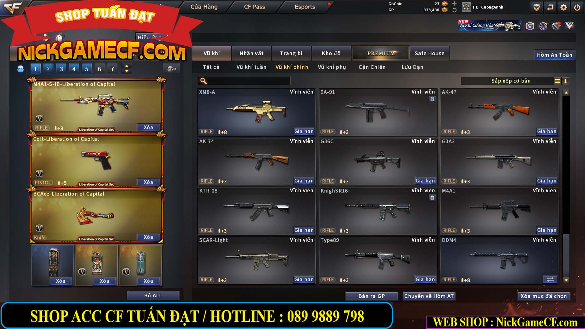 MÃ CF15276 - GIÁ : 2950K - CHIẾN C4 SIÊU XINH - 15 VIP - VIP5