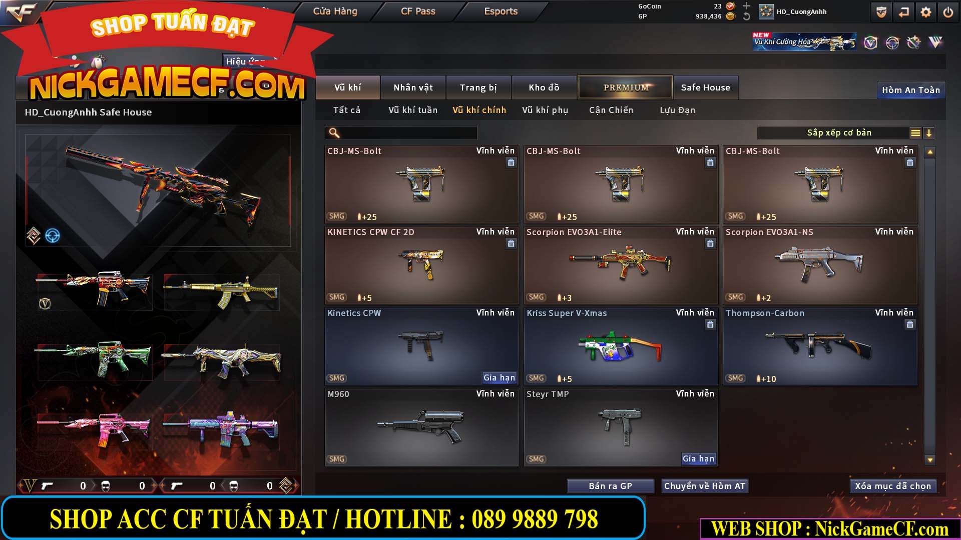 MÃ CF15276 - GIÁ : 2950K - CHIẾN C4 SIÊU XINH - 15 VIP - VIP5