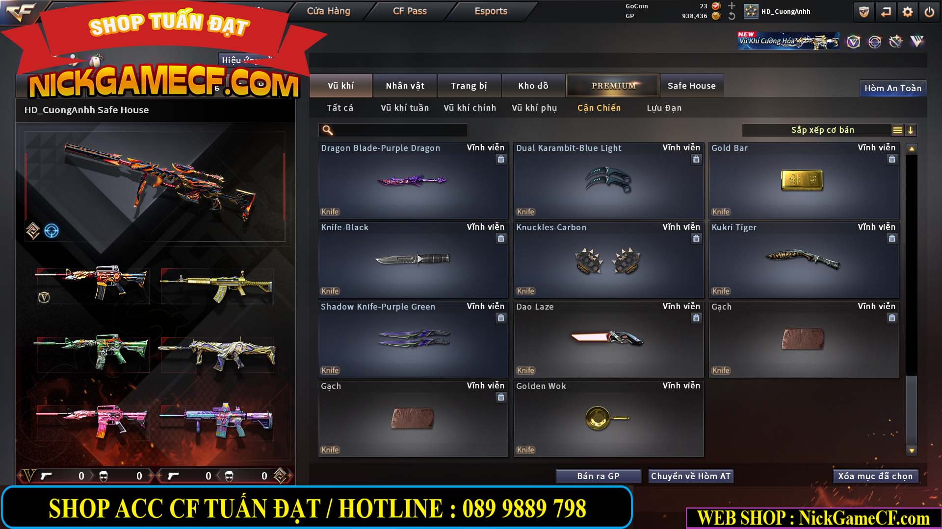 MÃ CF15276 - GIÁ : 2950K - CHIẾN C4 SIÊU XINH - 15 VIP - VIP5