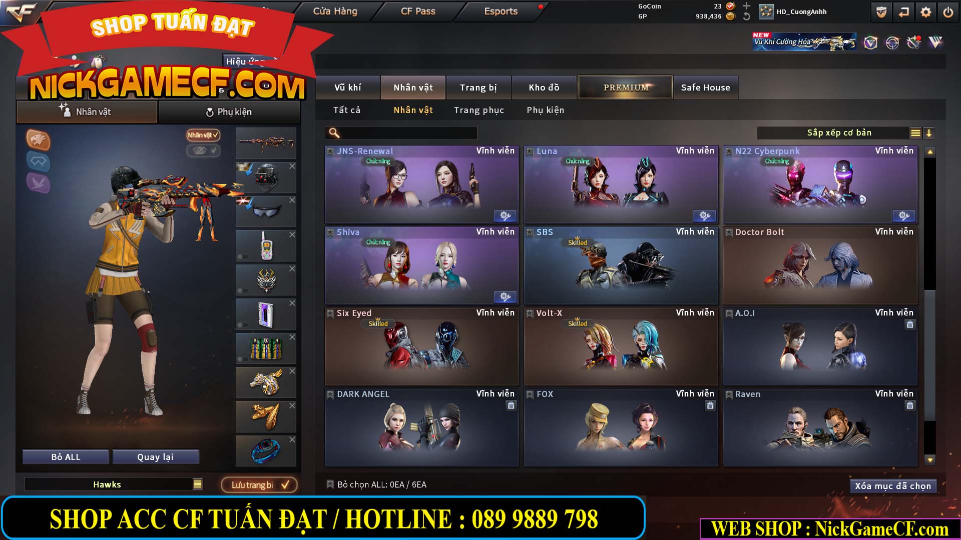 MÃ CF15276 - GIÁ : 2950K - CHIẾN C4 SIÊU XINH - 15 VIP - VIP5