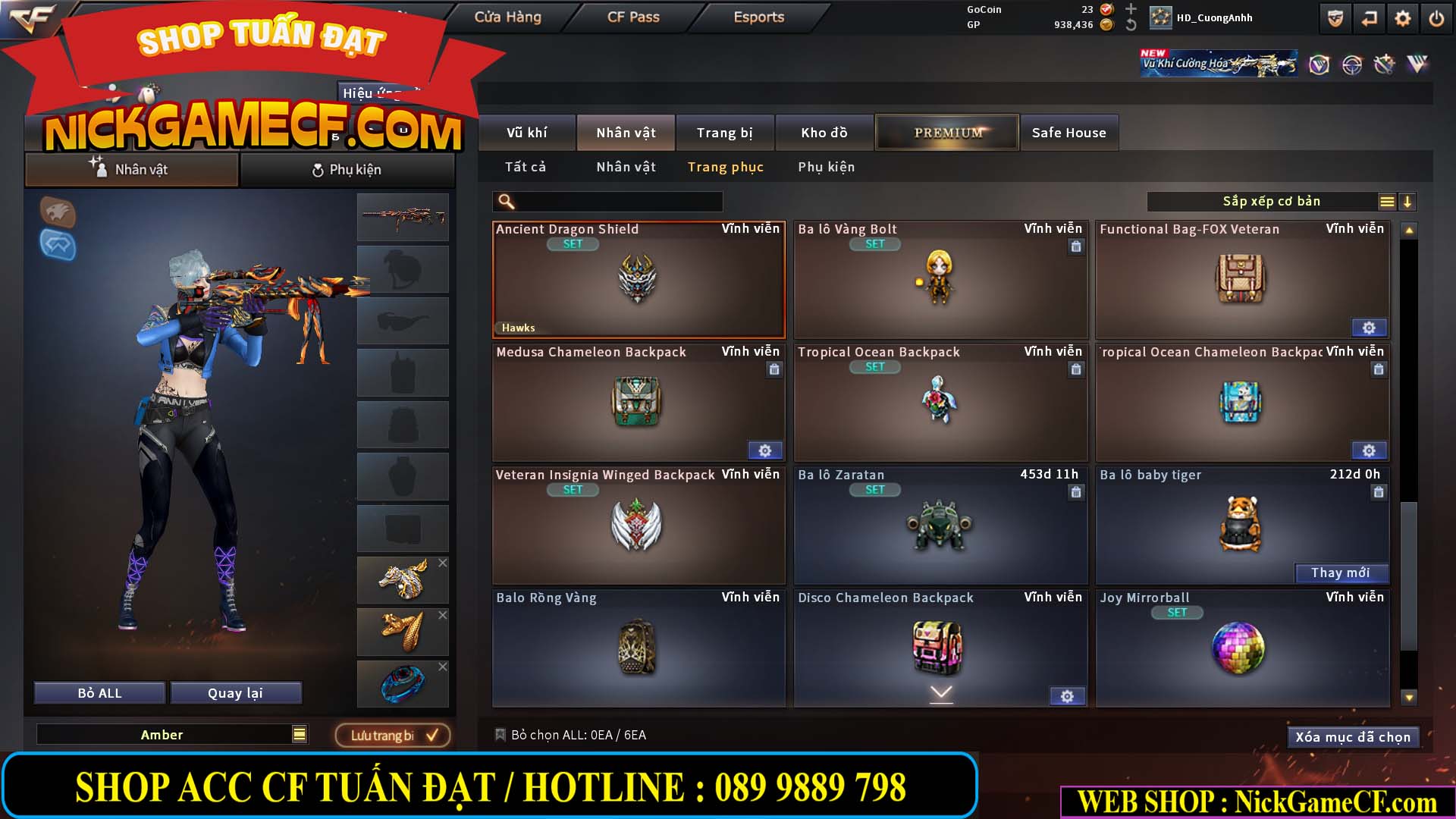 MÃ CF15276 - GIÁ : 2950K - CHIẾN C4 SIÊU XINH - 15 VIP - VIP5