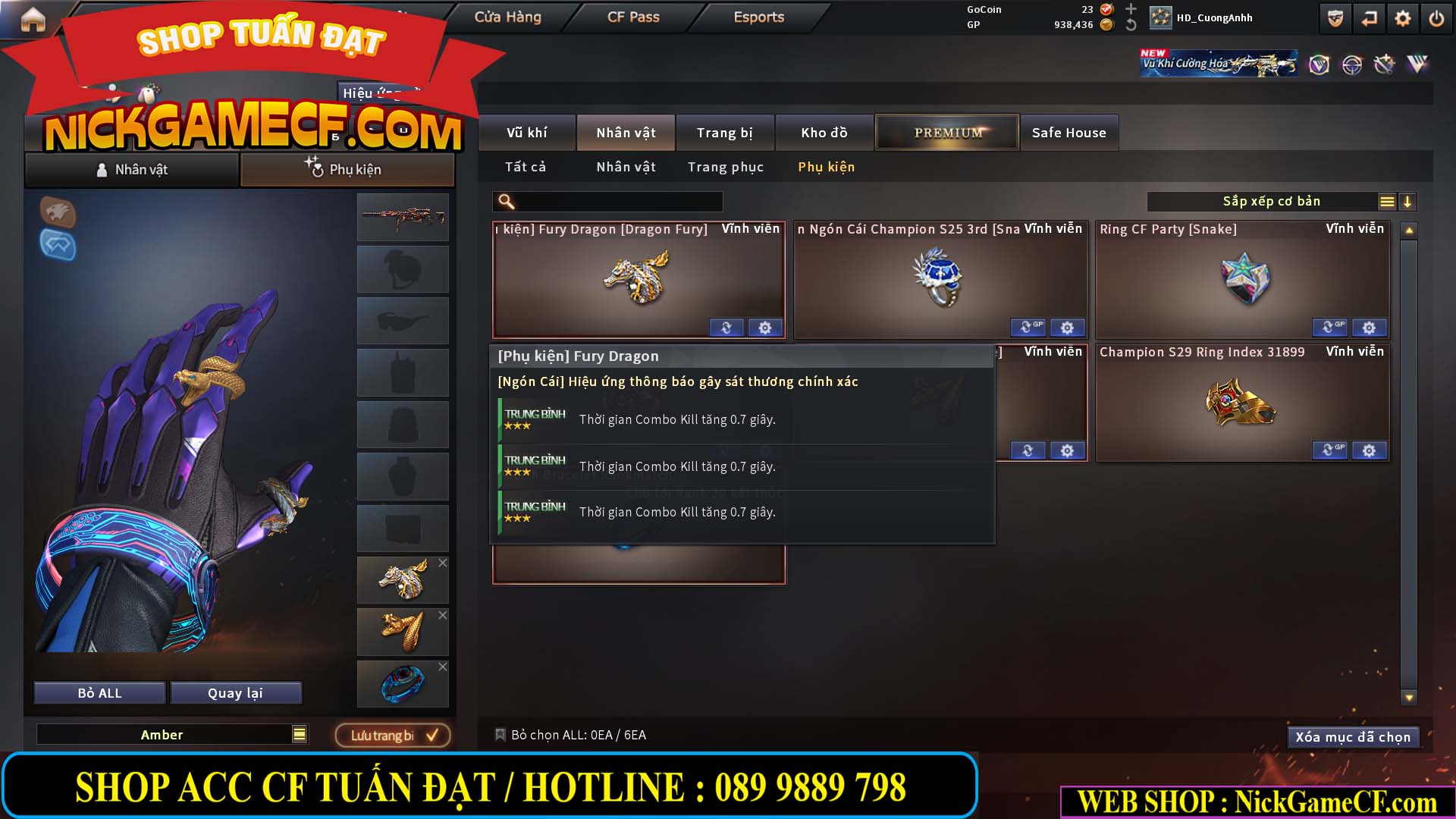 MÃ CF15276 - GIÁ : 2950K - CHIẾN C4 SIÊU XINH - 15 VIP - VIP5