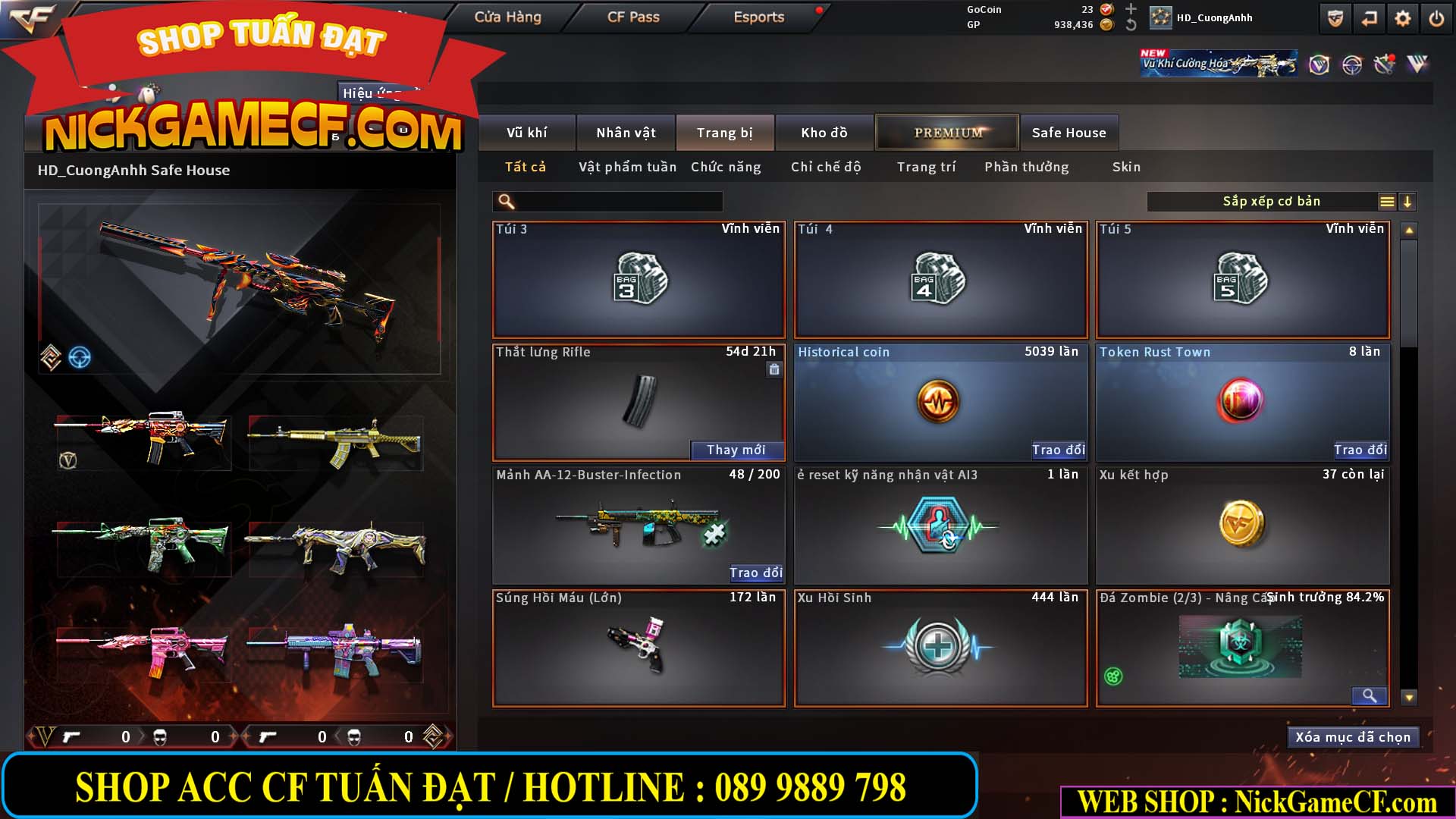 MÃ CF15276 - GIÁ : 2950K - CHIẾN C4 SIÊU XINH - 15 VIP - VIP5