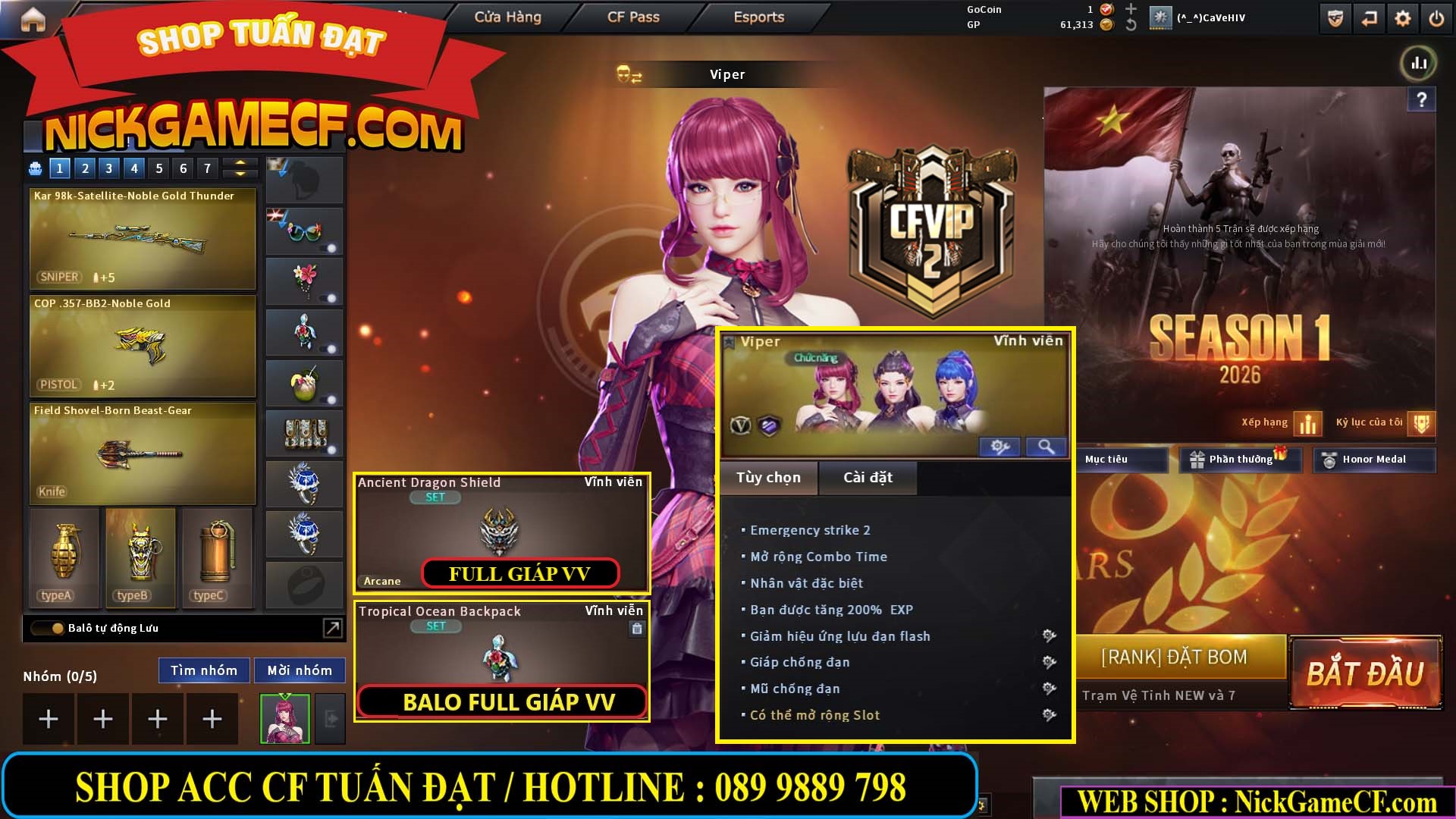 MÃ CF15278 - GIÁ : 950K - CHIẾN C4 SƯU TẦM NHỎ XINH