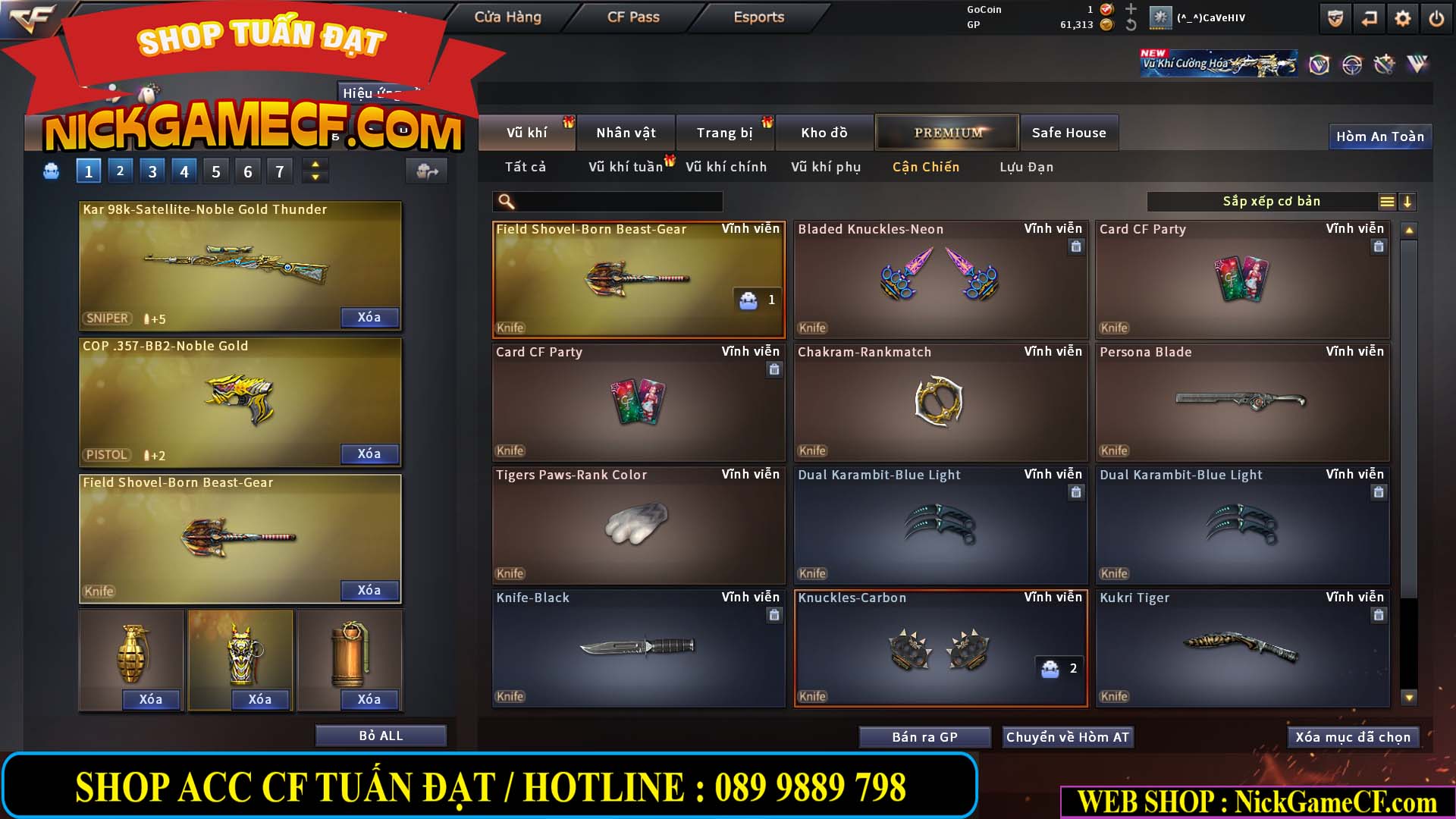 MÃ CF15278 - GIÁ : 950K - CHIẾN C4 SƯU TẦM NHỎ XINH