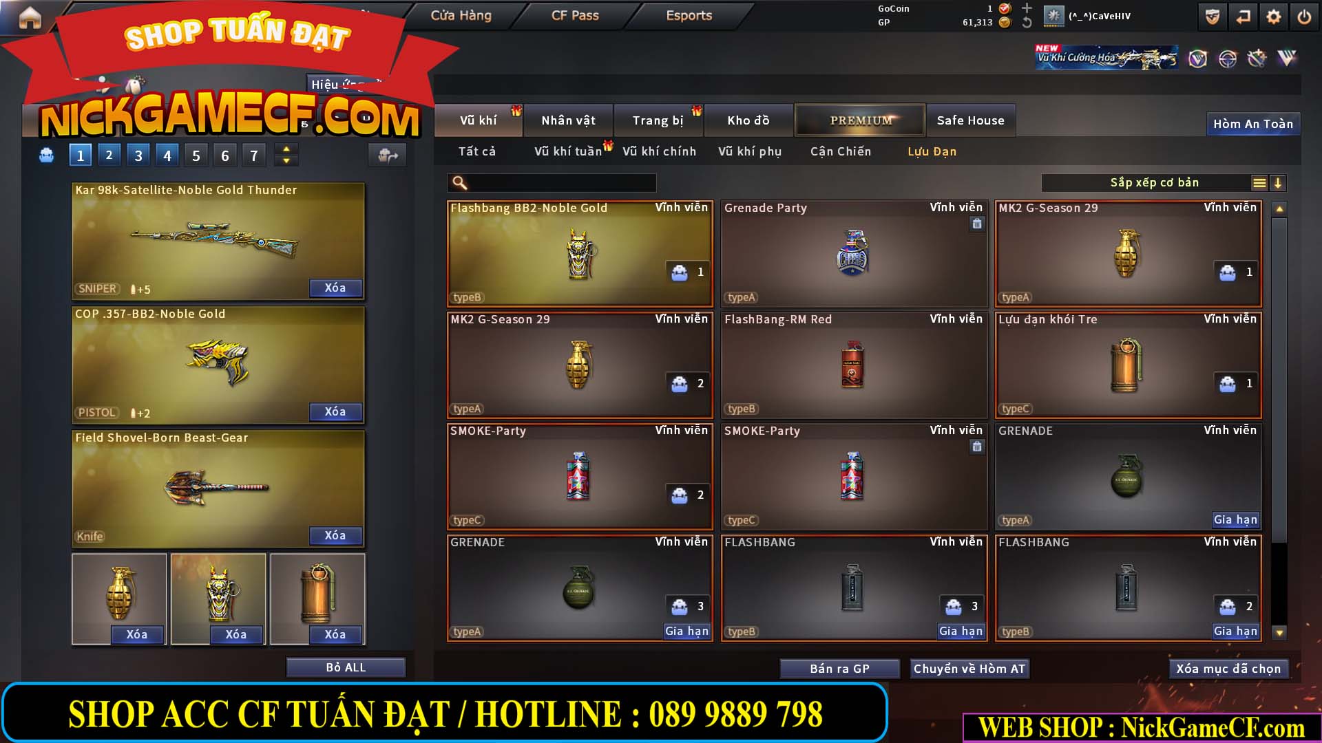 MÃ CF15278 - GIÁ : 950K - CHIẾN C4 SƯU TẦM NHỎ XINH